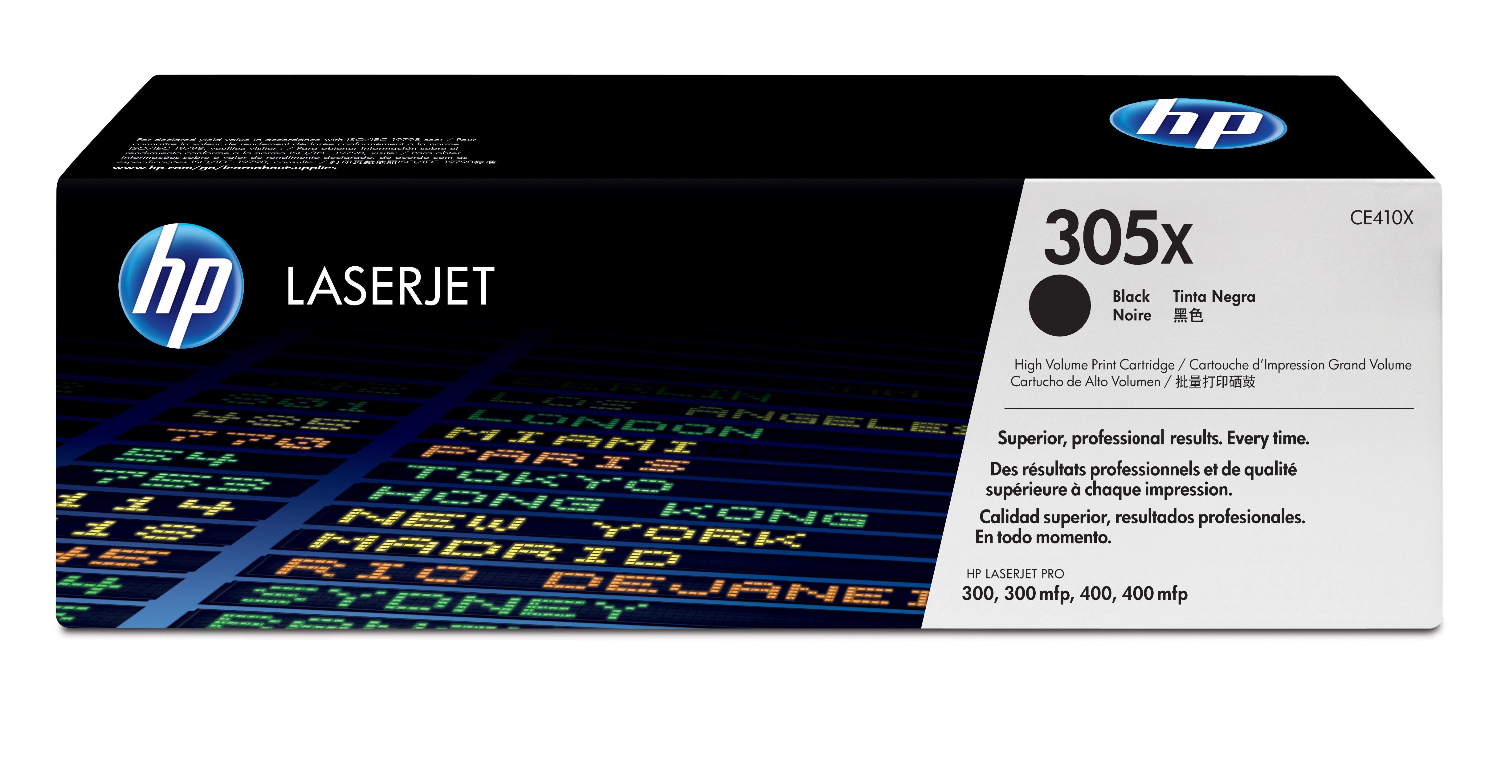 HP Tonerkartusche Original HP 305X (CE410X) Black Tintenpatrone