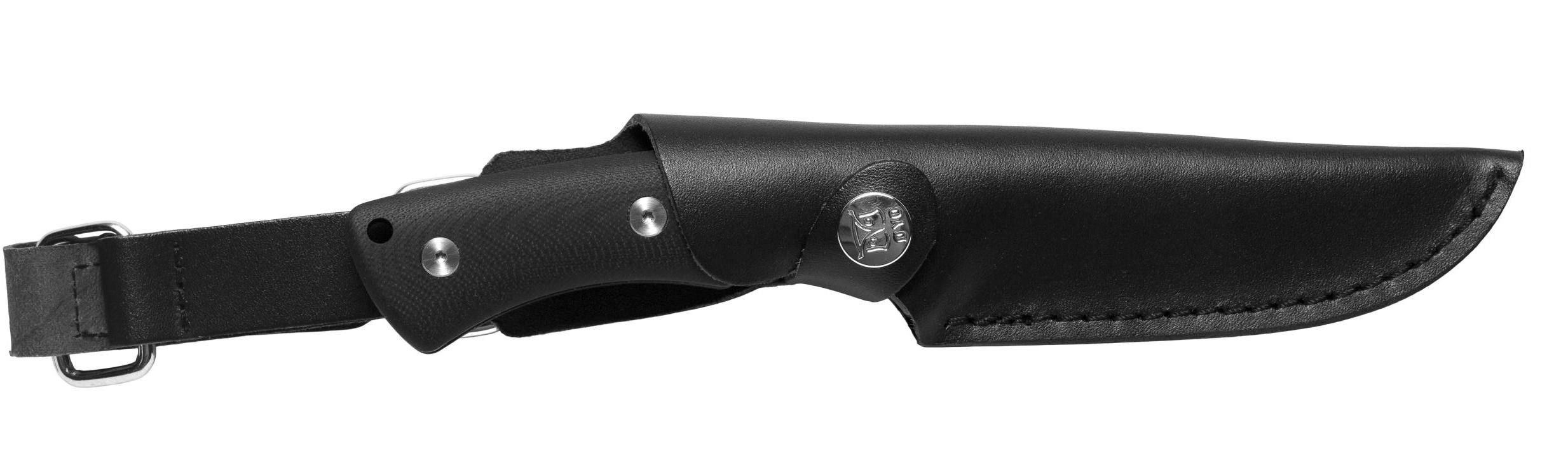 ØYO Universalmesser Oyo Falketind Outdoormesser mit Scheide schwarz