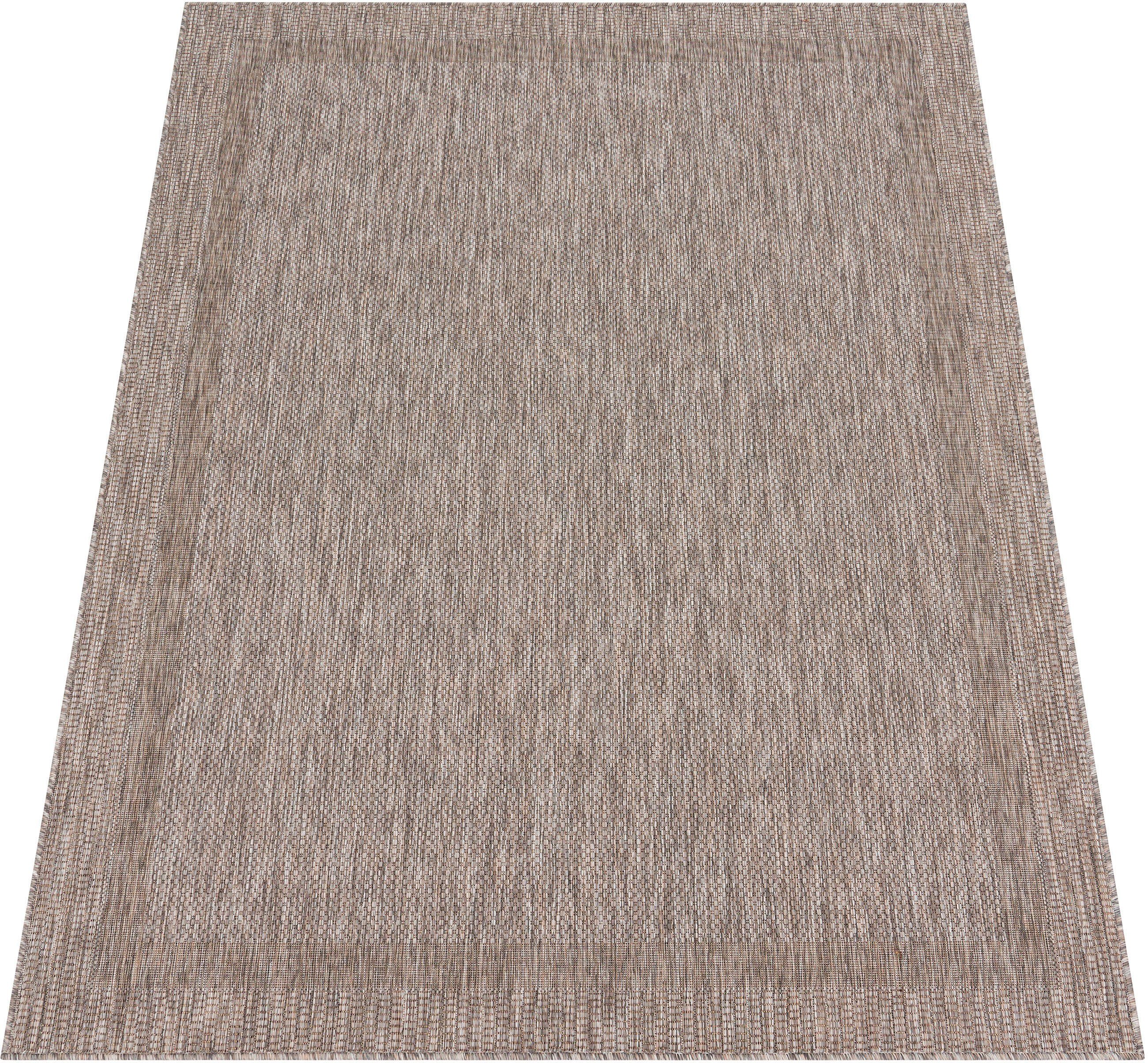 Paco Home Teppich »Roma 272«, rechteckig, 4 mm Höhe, Flachgewebe, meliert, günstig online kaufen