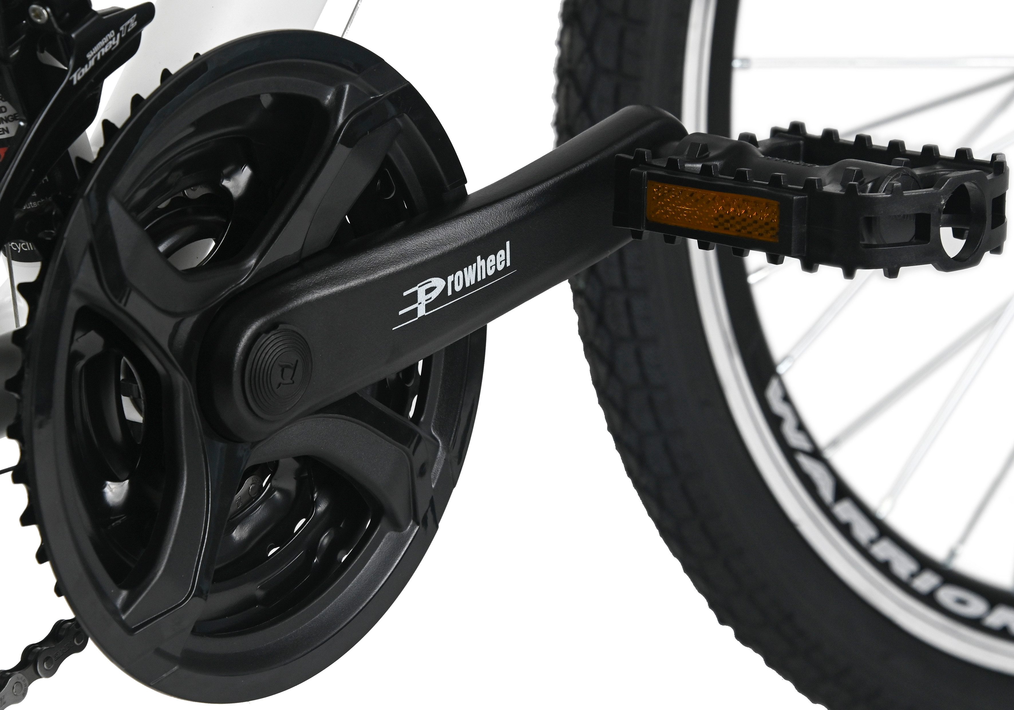 WYLD Kinderfahrrad Girls 24" Mistral Weiß 18 Gänge RH 38 cm - Ab 8 Jahre, 18 Gang, Kettenschaltung