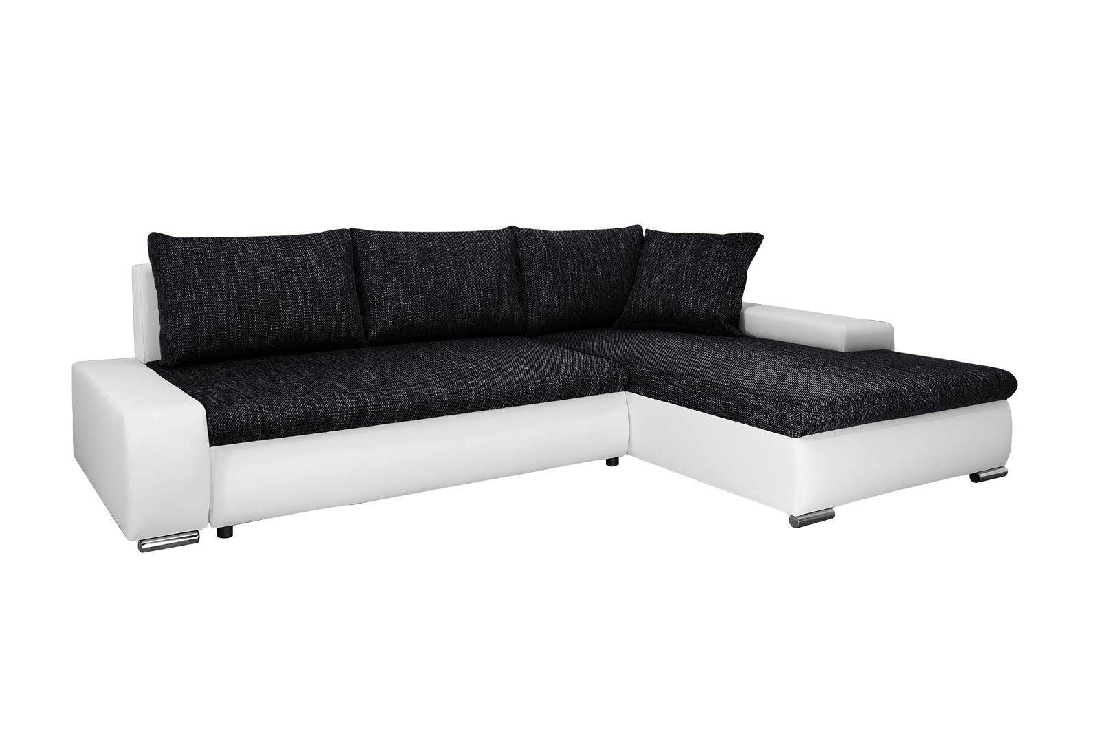 Beautysofa Polsterecke mit Schlaffunktion Teo L, günstig online kaufen