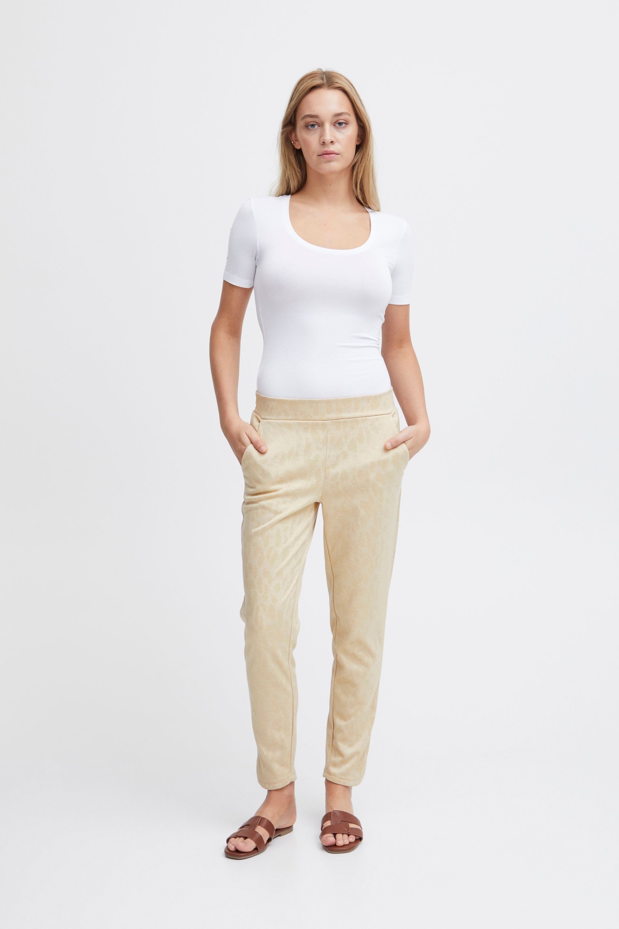 Ichi Stoffhose IHKATE LEOPARD JACQUARD PA günstig online kaufen