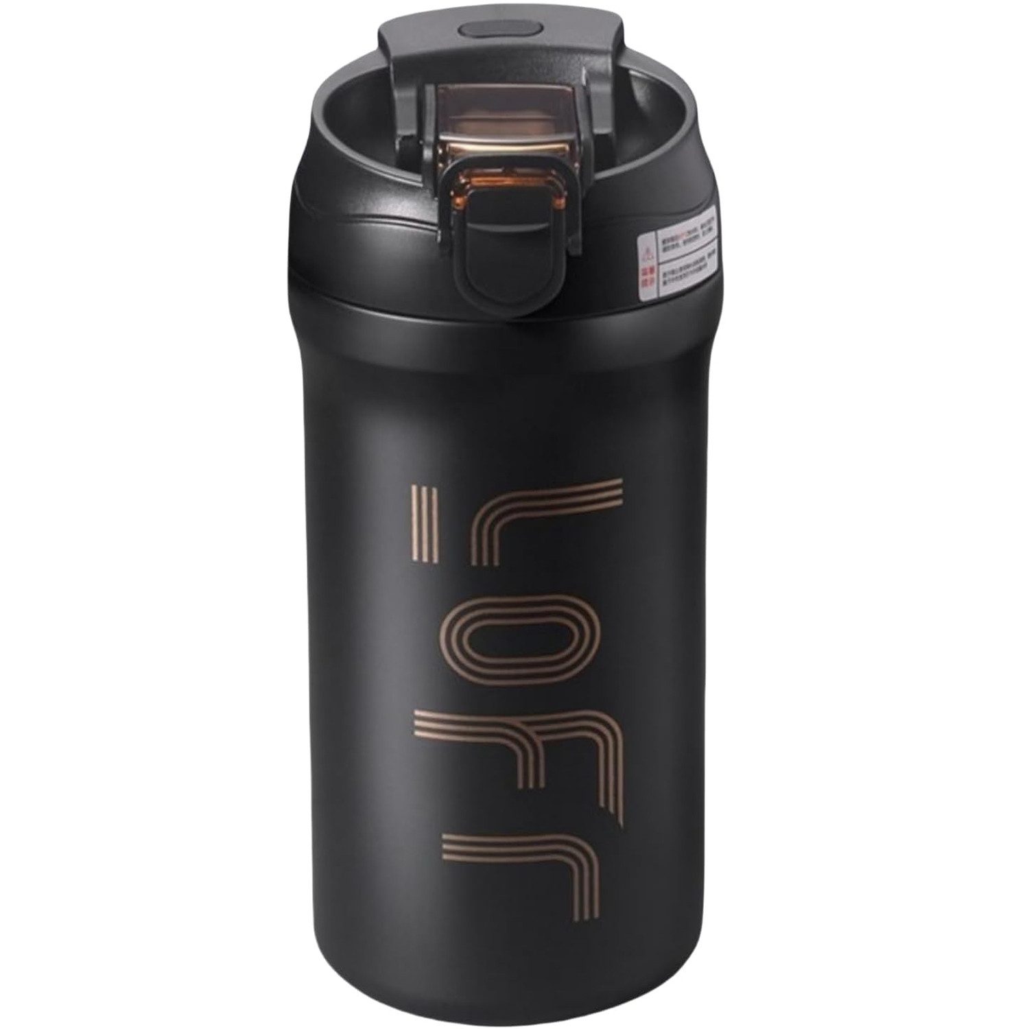 Rhein Beleuchtung Thermobecher Vakuum-Isolierbecher mit Doppelmund-Design (600ml), Hält warm und kalt, leicht zu tragen, rutschfester Boden