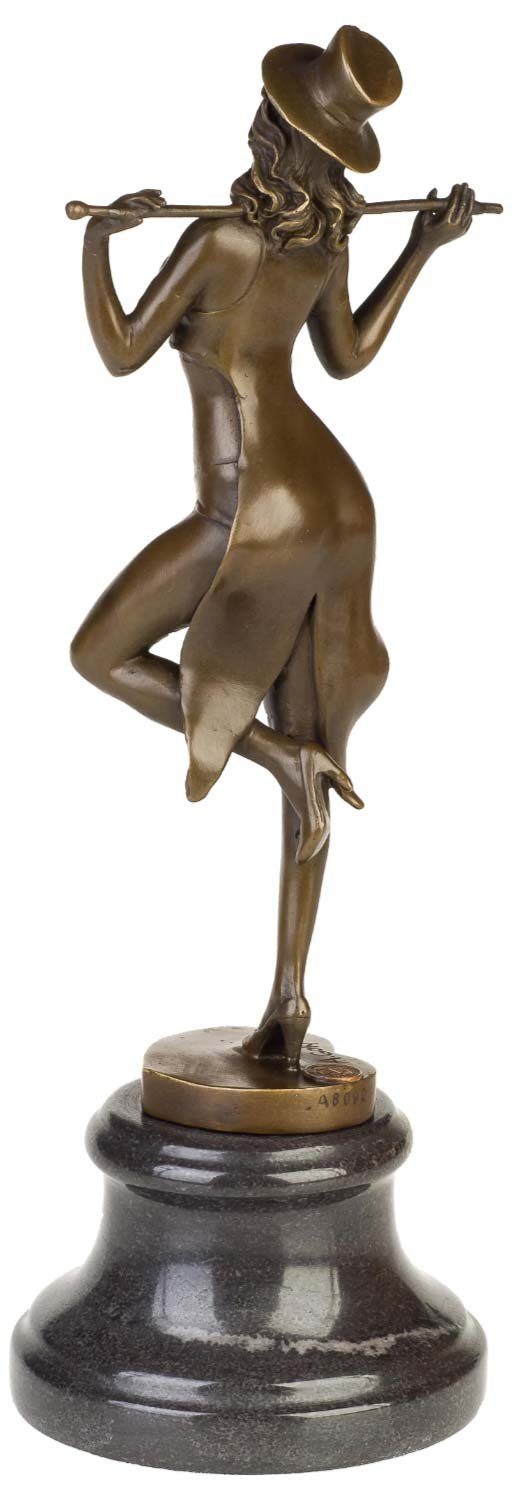 Skulptur Frau im S Bronze Bronzeskulptur Figur Erotik Antik-Stil Kunst Tänzerin Aubaho
