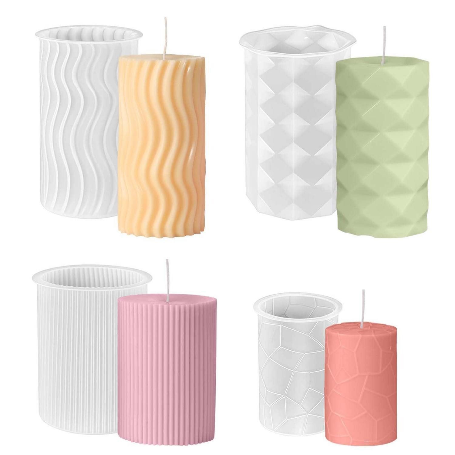 LuxusKollektion Silikonform Kerzenformen Set