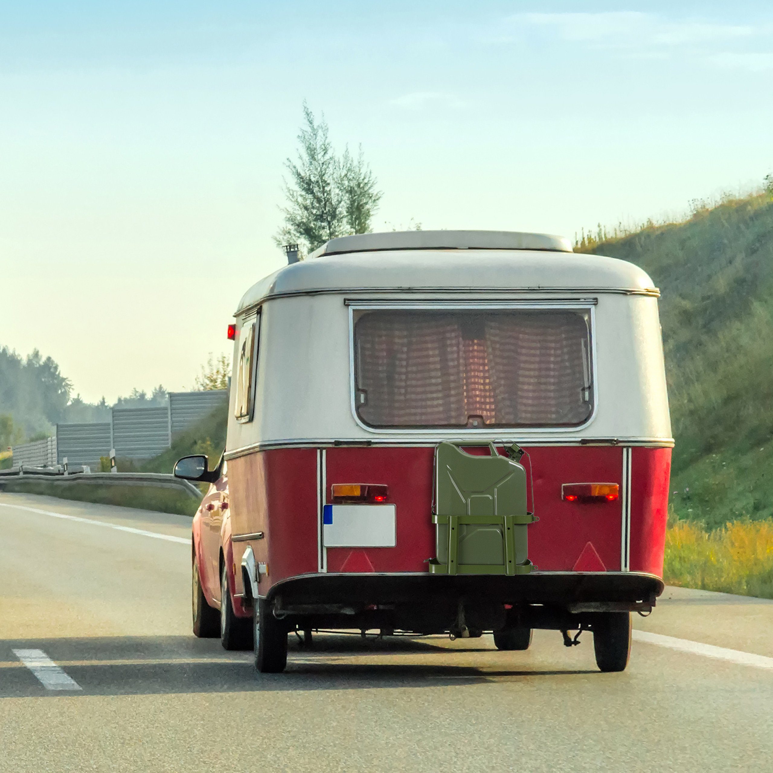 relaxdays Benzinkanister Kanisterhalterung Auto (1-teilig, 1 St)