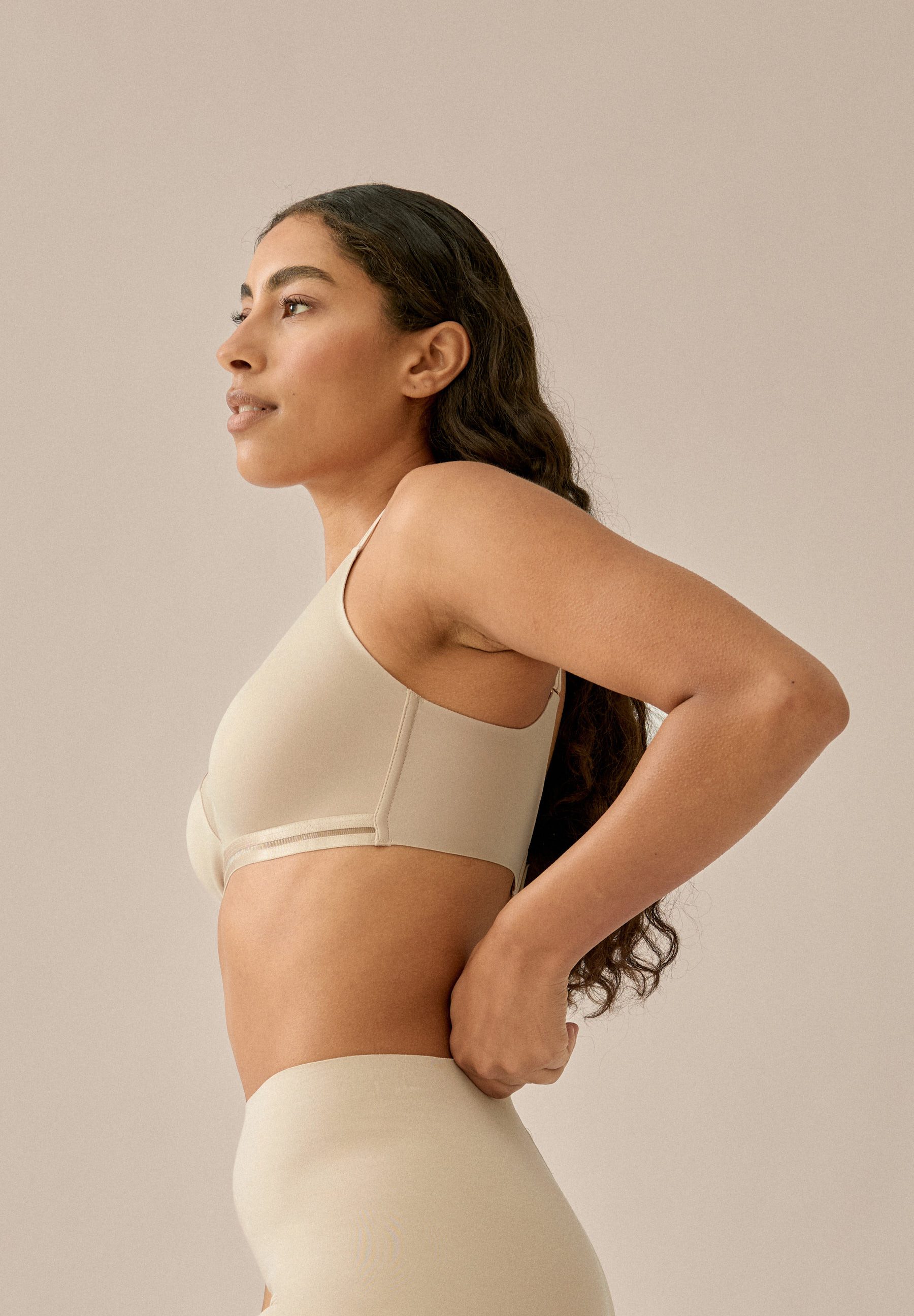 Naturana Bügelloser BH The Monday feminin, bequem, ohne Bügel, verstellbare Träger