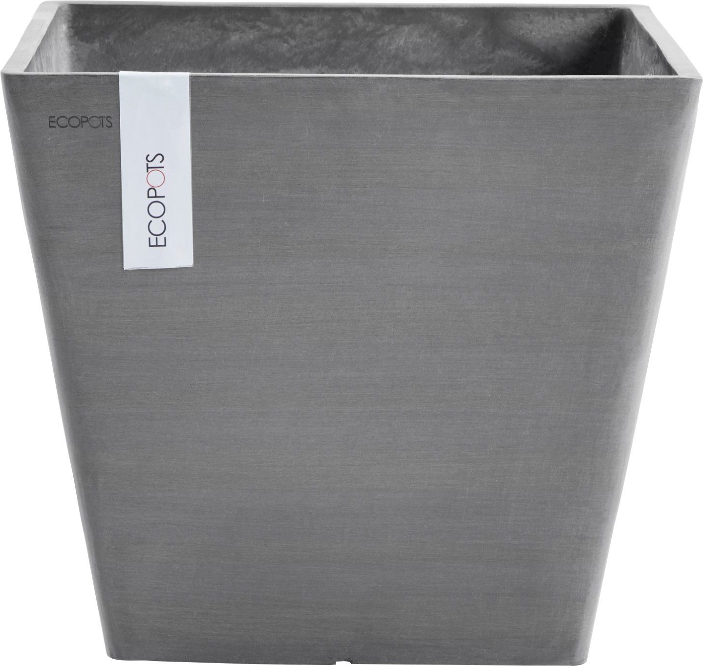 cm ROTTERDAM ECOPOTS Blumentopf Grey, 50x50x44 BxTxH: