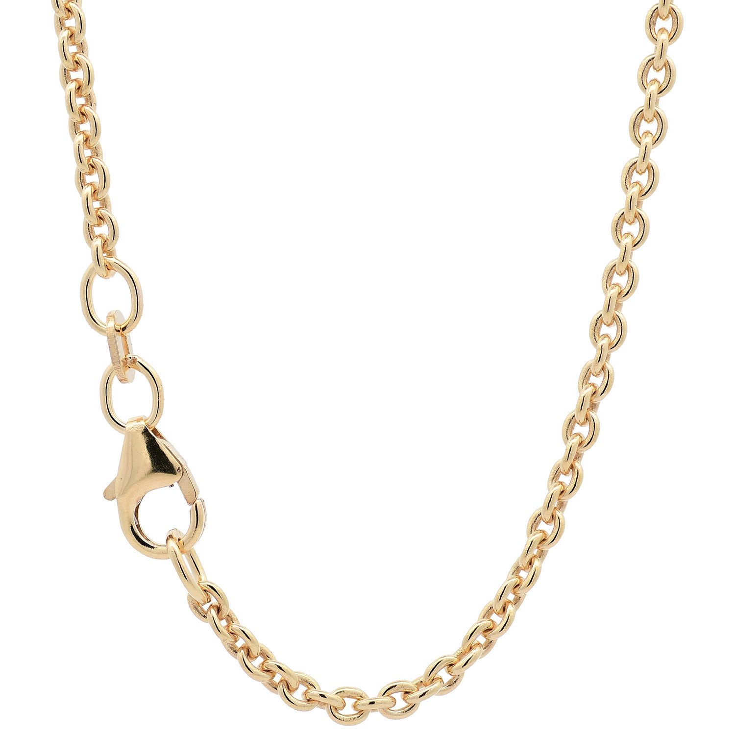 Goldkette Goldkette Ankerkette Länge 42cm - Breite 2,4mm - 585-14 Karat Gold