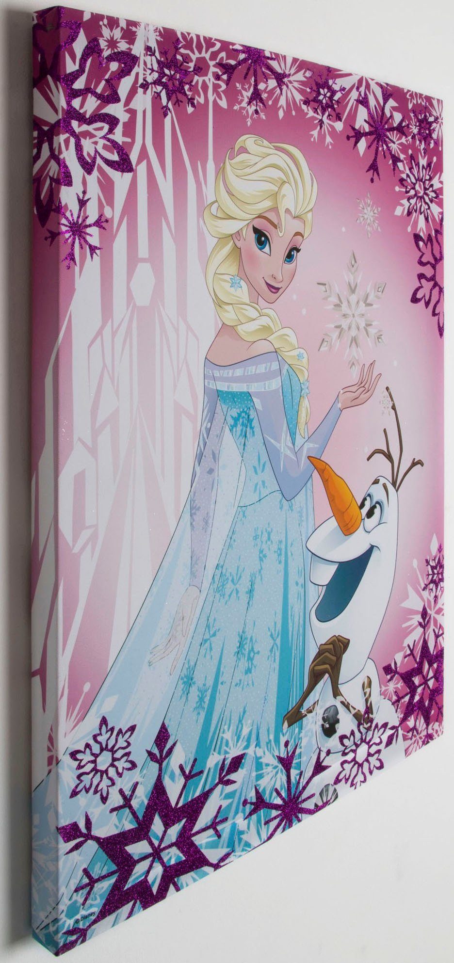 Disney Leinwandbild Olaf, St) Elsa Frozen & (1