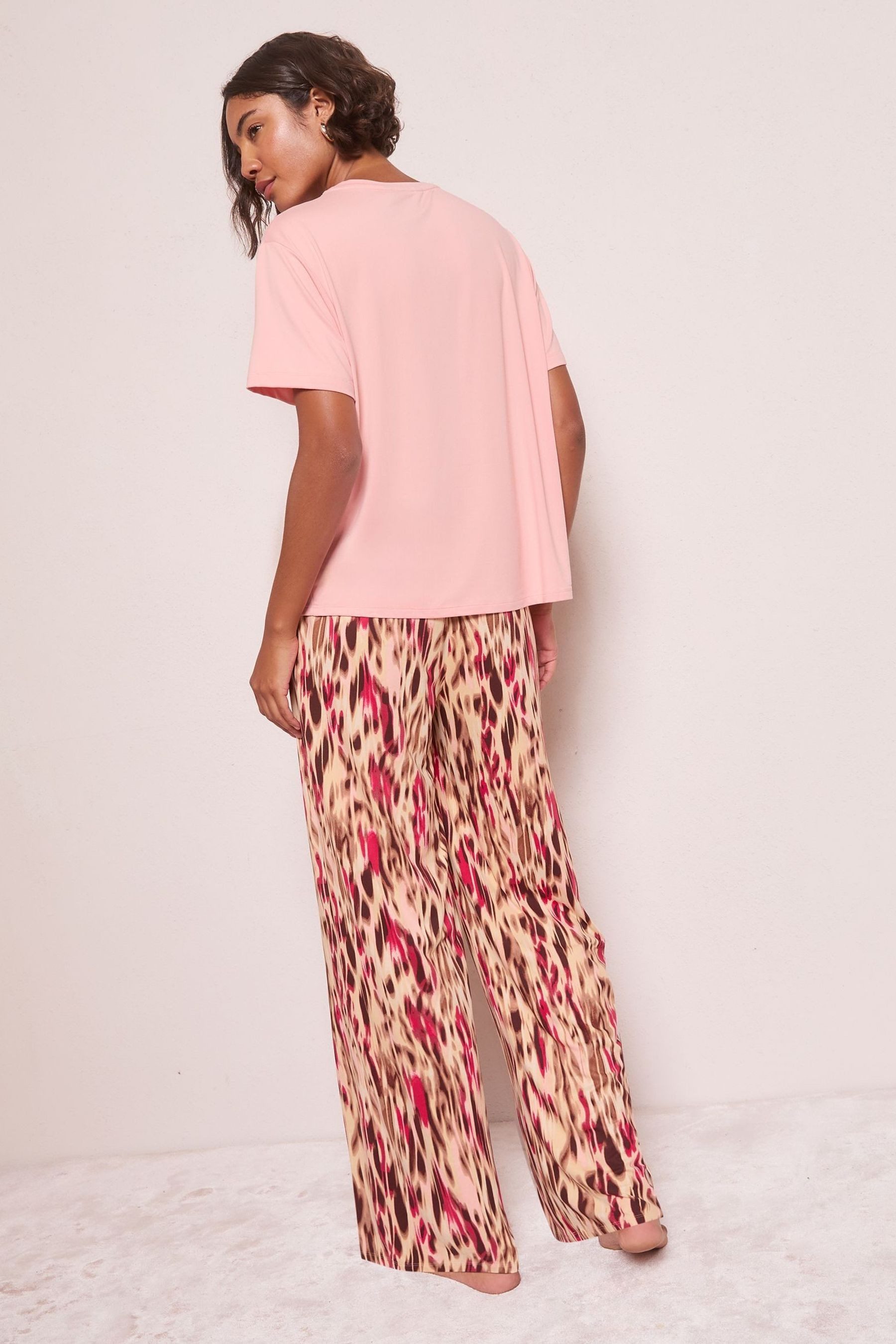 Friends Like These Pyjama Friends Like Thise Schlafanzug mit weitem Bein (2 günstig online kaufen