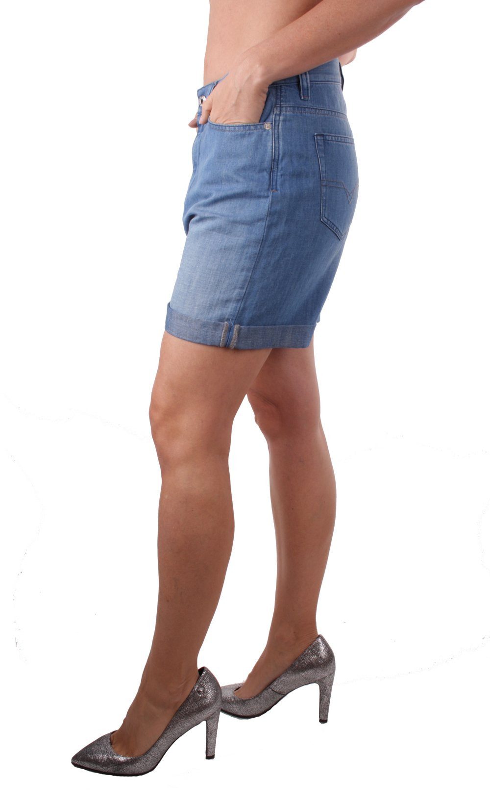 Diesel Jeansshorts Diesel DE-CHAI CALZONCINI Damen Jeans Shorts günstig online kaufen