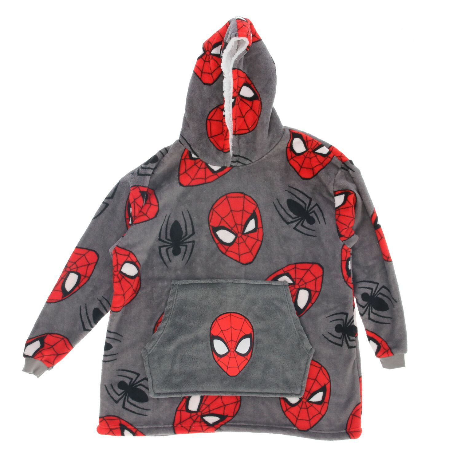 Spiderman Hoodie -Decke für Kinder Idealer Begleiter für kleine Superhelden