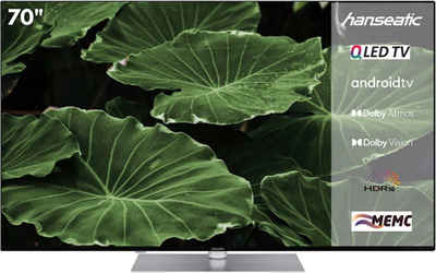 Hanseatic 70Q850UDS QLED-Fernseher (177 cm/70 Zoll, 4K Ultra HD, Android TV, Smart-TV)