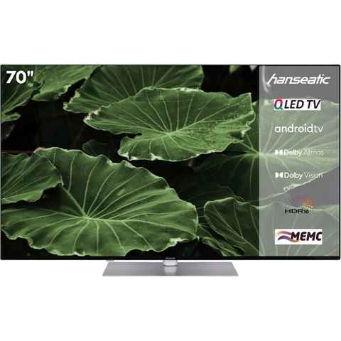 Hanseatic 70Q850UDS QLED-Fernseher (177 cm/70 Zoll, 4K Ultra HD, Android TV, Smart-TV)