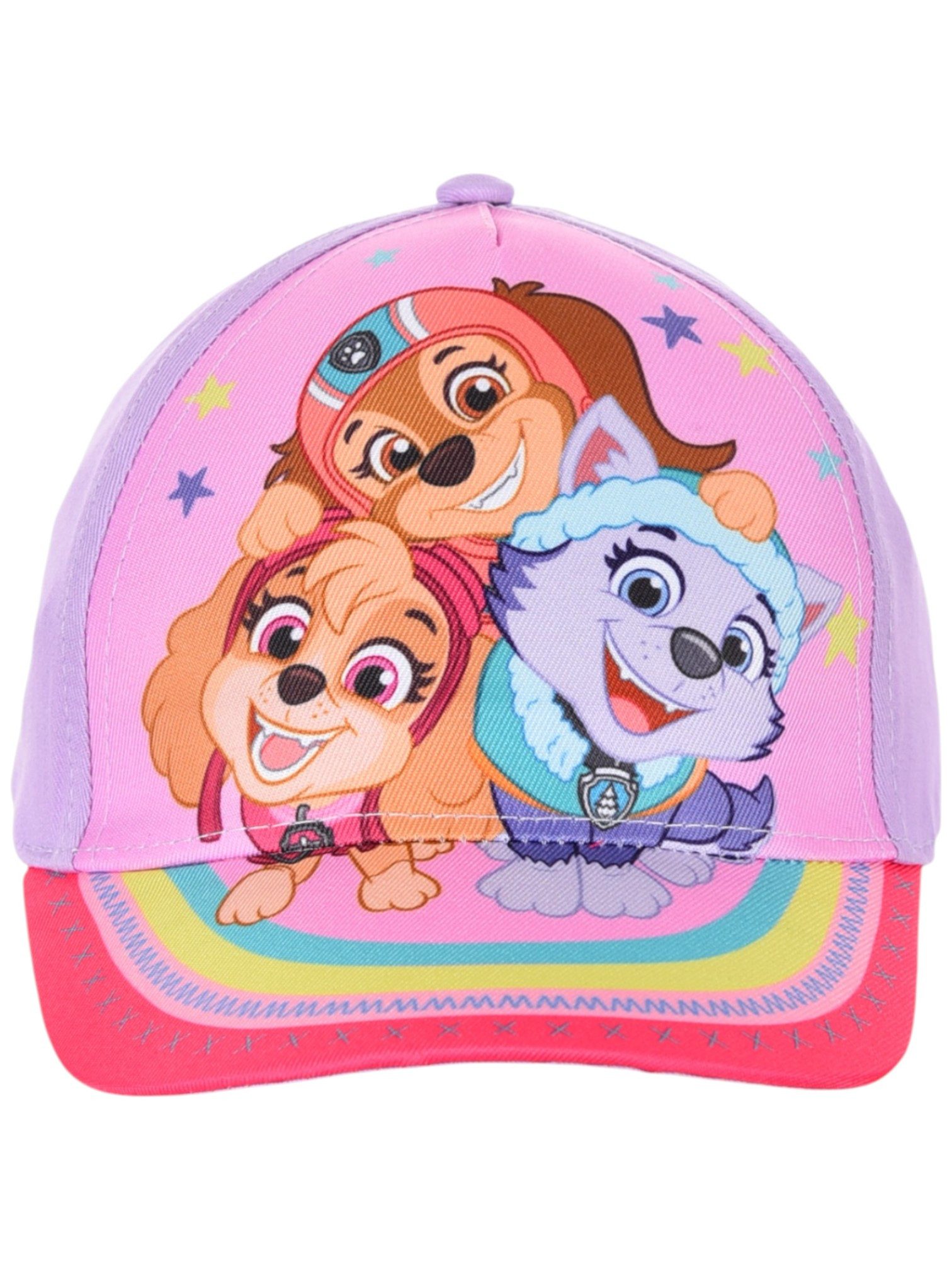 PAW PATROL Baseball Cap Skye, Everest & Liberty Mädchen Sommerkappe Größe 52-54 cm
