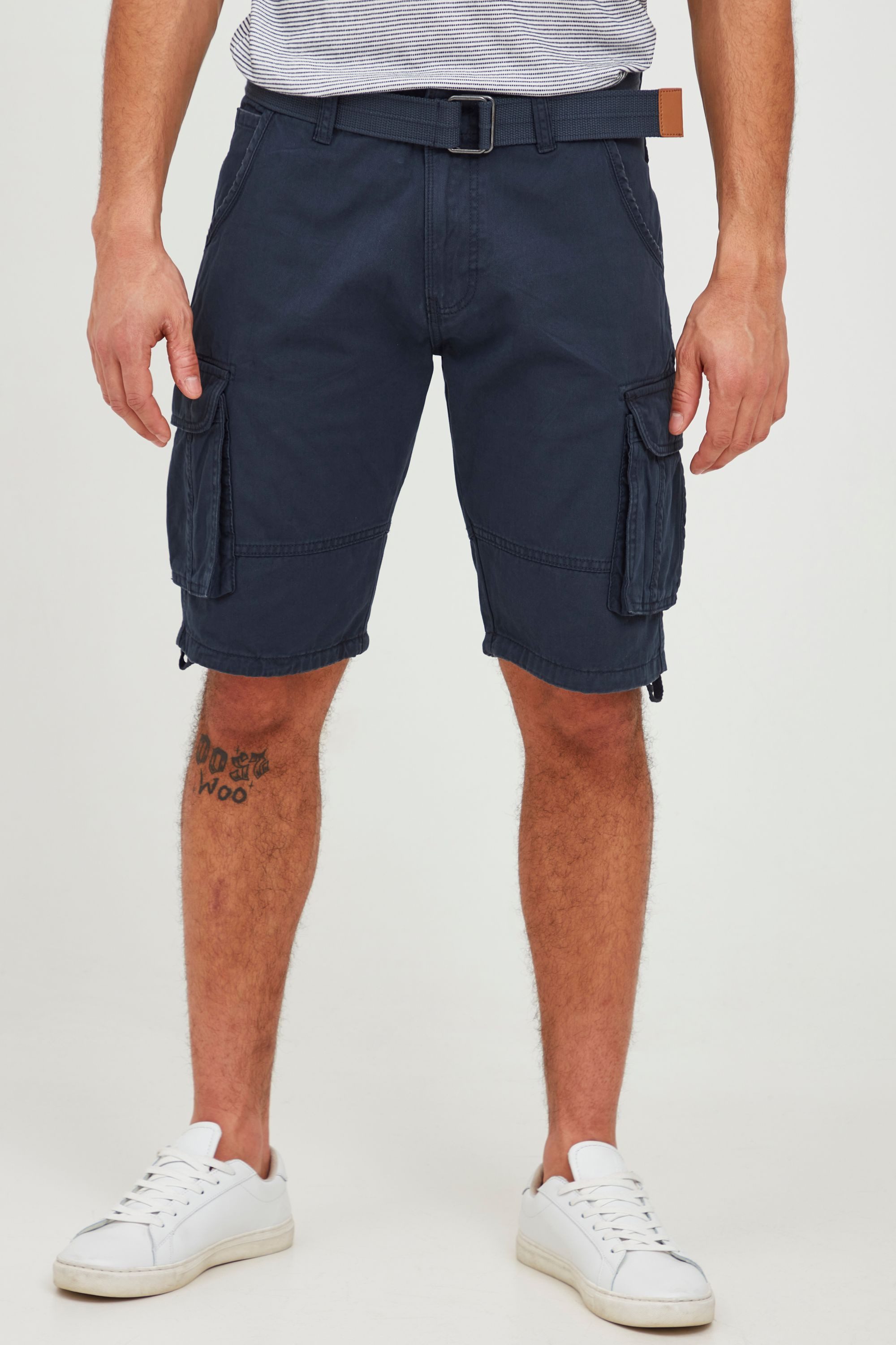 Indicode Cargoshorts IDCosta Kurze Hose mit Gürtel