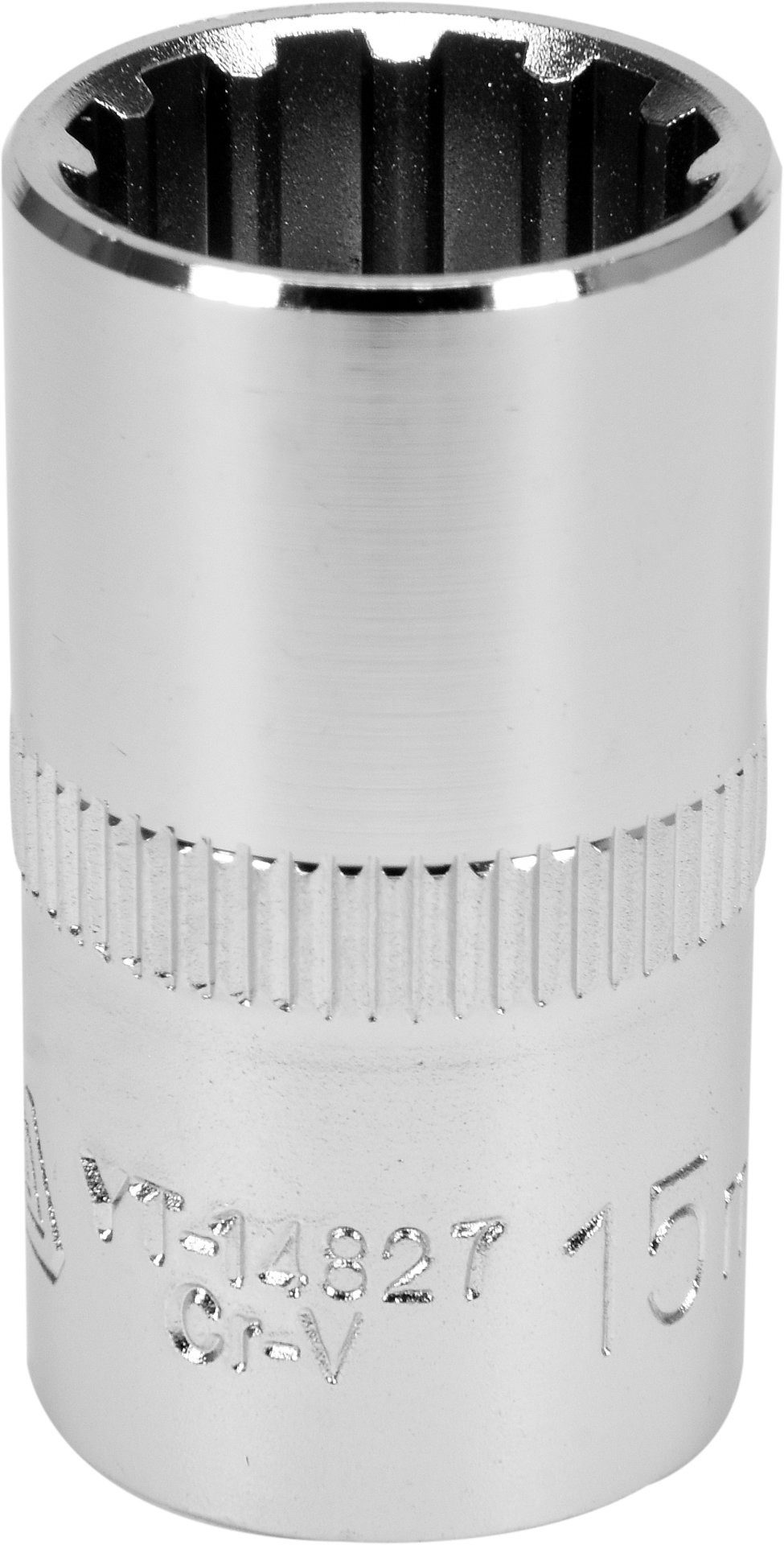 Yato Stecknuss Spline-Stecknuss 1/2" 15 x 38 mm, Spline-Stecknuss 1/2" 15 x 38 mm, Spline-Stecknuss 1/2" 15 x 38 mm