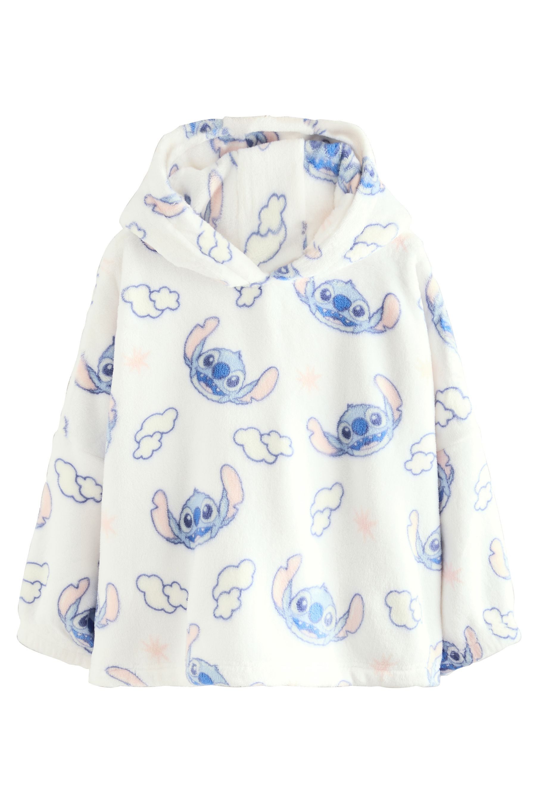 Wohndecke Verkürzte Fleece-Kapuzendecke, Lilo and Stitch, Next