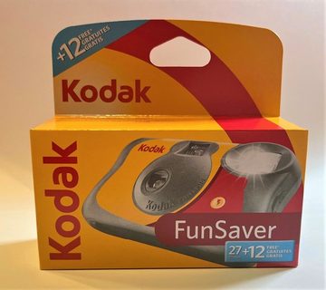 Kodak 4 x Einwegkamera Kodak Fun Saver 27+12 ISo 800 Einwegkamera
