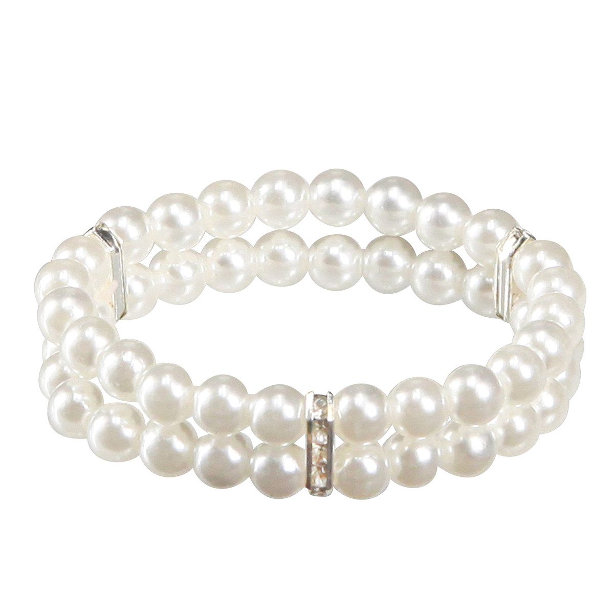 Viana Bastelperlen Elegantes Perlenband für Hochzeit und festliche Dekoration