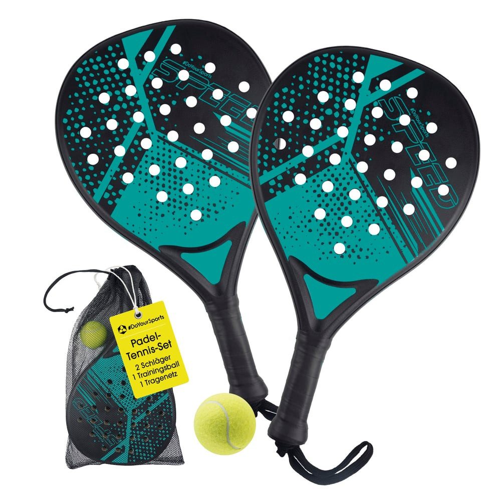 Padelschläger Padel Schläger Starter-Set, 3D Comfort Grip Padel Tennis Schläger