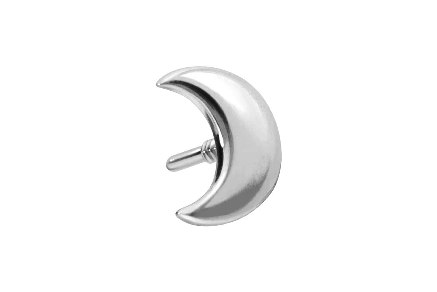 Piercing-Set 14 Karat Gold Schraubaufsatz mit Außengewinde MOND