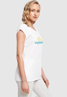 Merchcode T-Shirt Merchcode Damen Ladies Summer - Sun T-Shirt (1-tlg)