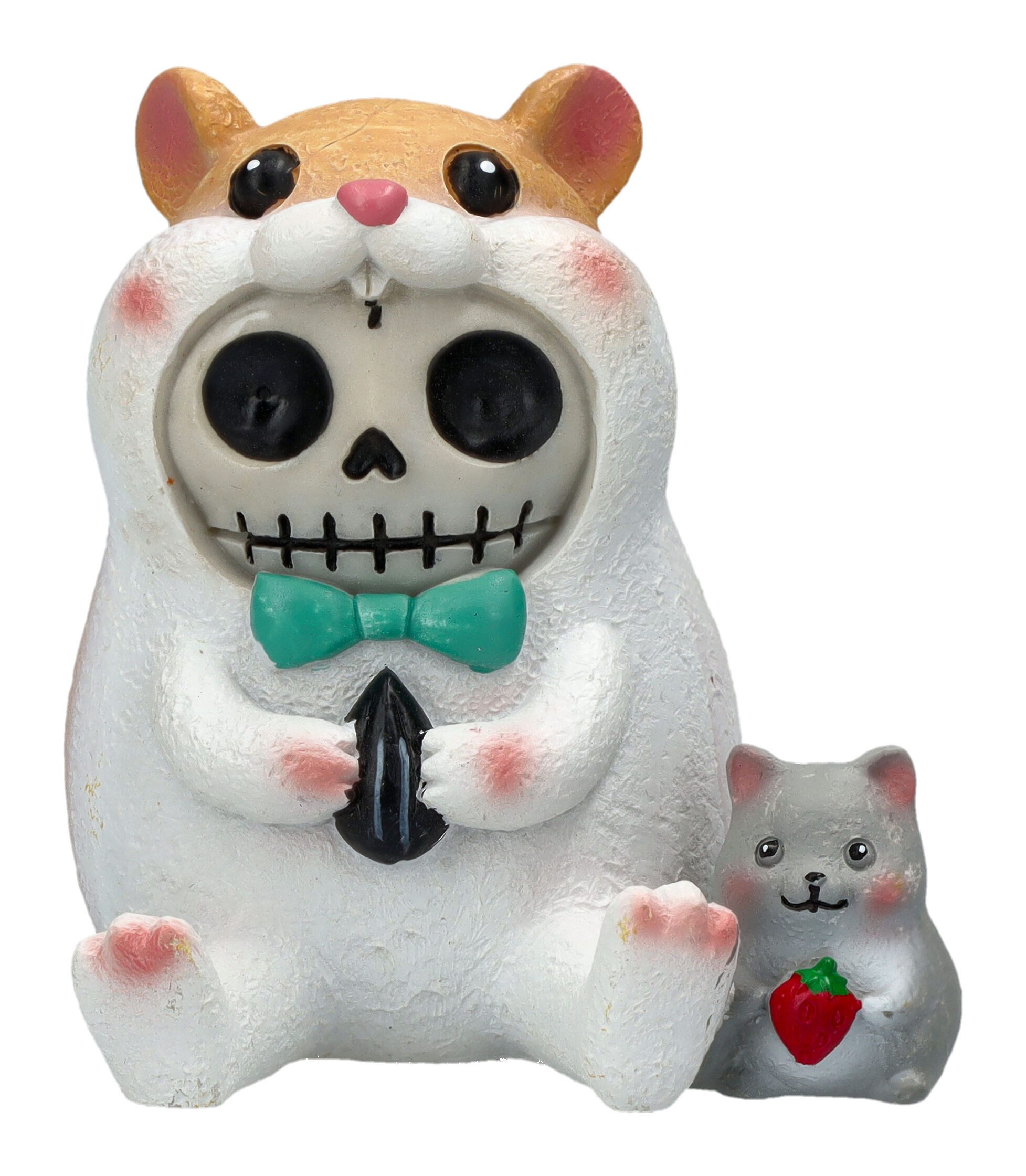 Figuren Shop GmbH Fantasy-Figur Furrybones Hammy – Skelett Hamster Figur Gothic Deko 7 cm Dekofigur