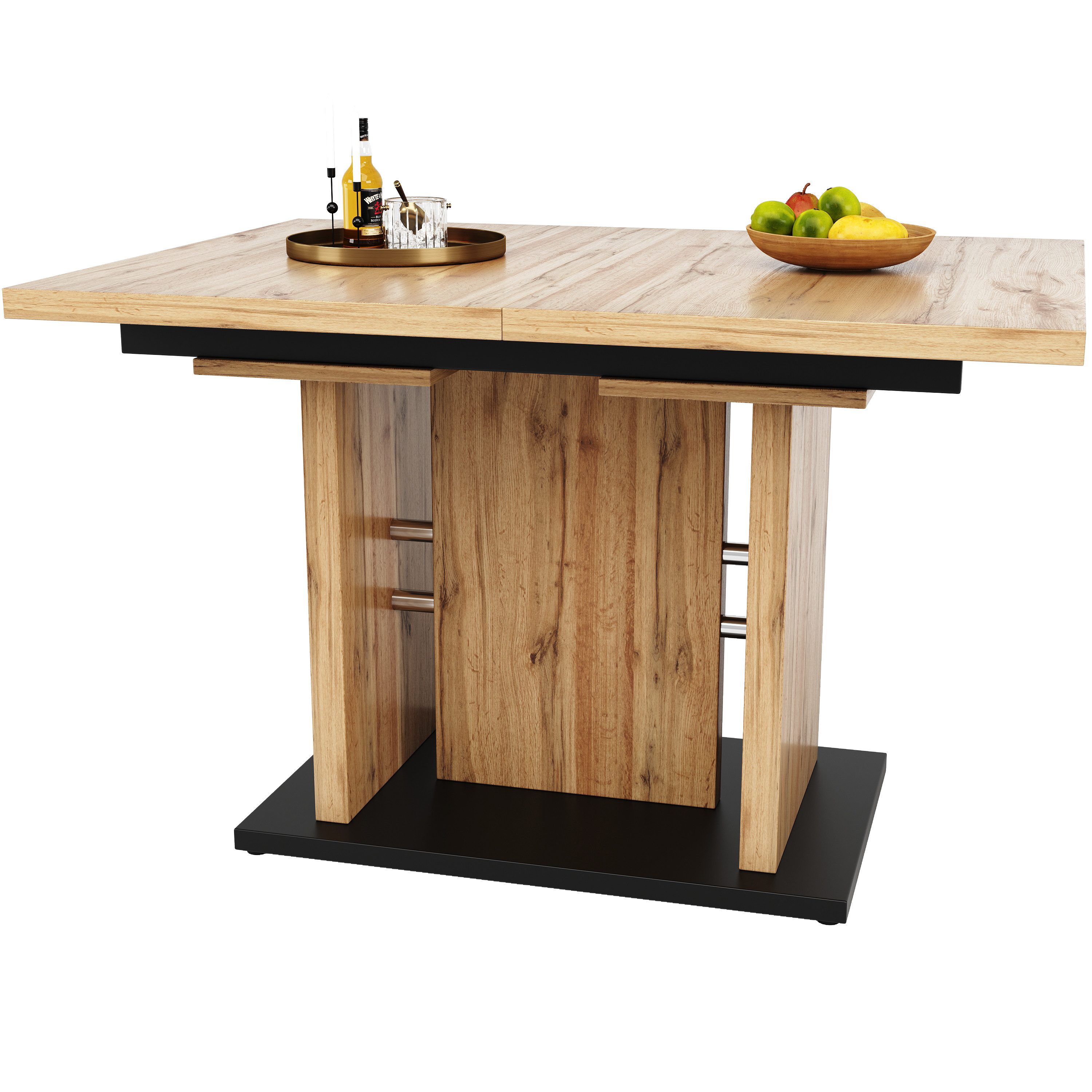 HAUSS SPOLE Esstisch Ausziehbarer Esstisch 119-158,5x80cm günstig online kaufen