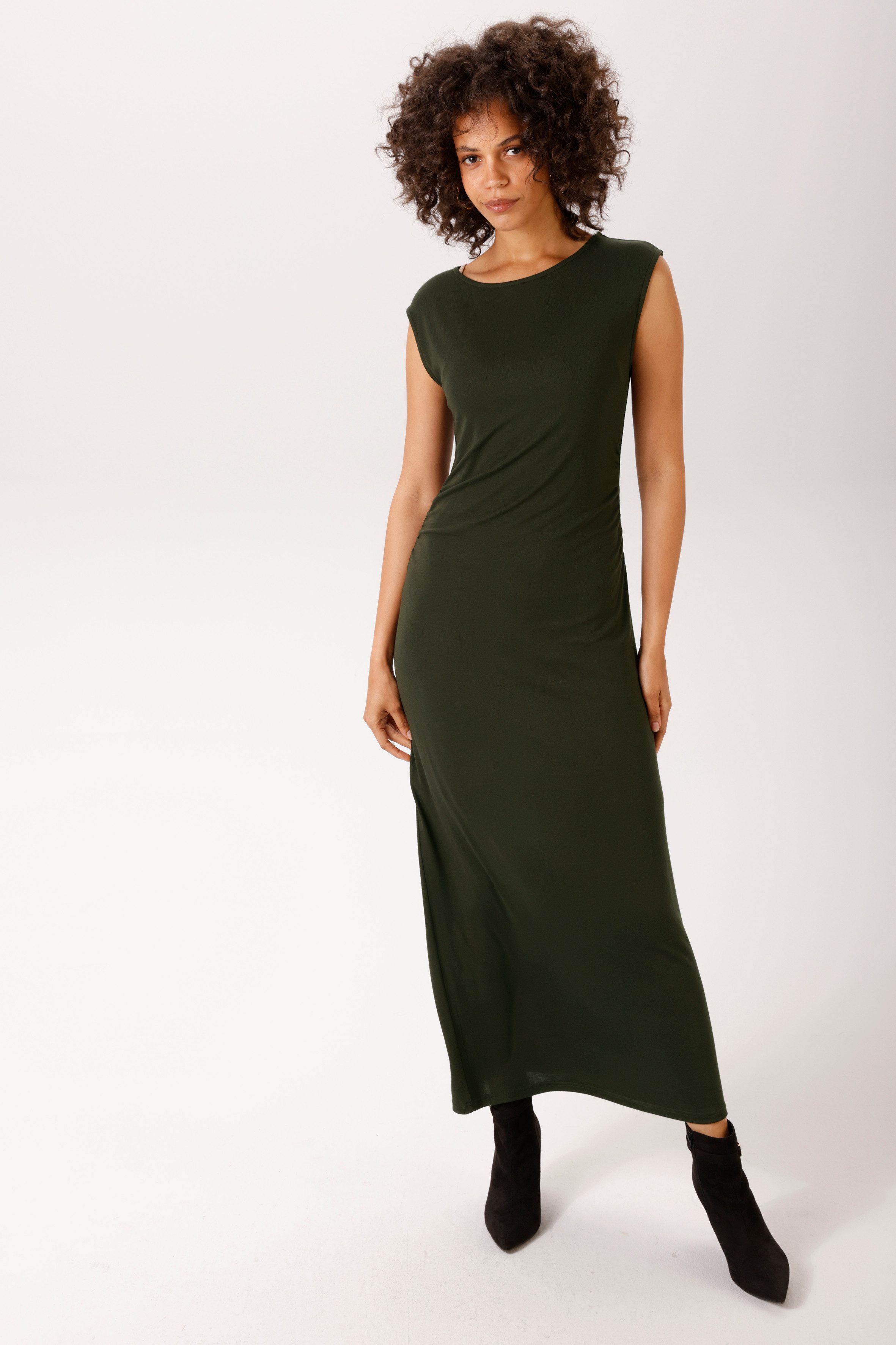 Aniston CASUAL Maxikleid mit Raffungen in der Taillennaht - NEUE KOLLEKTION – Bild 4 von 5