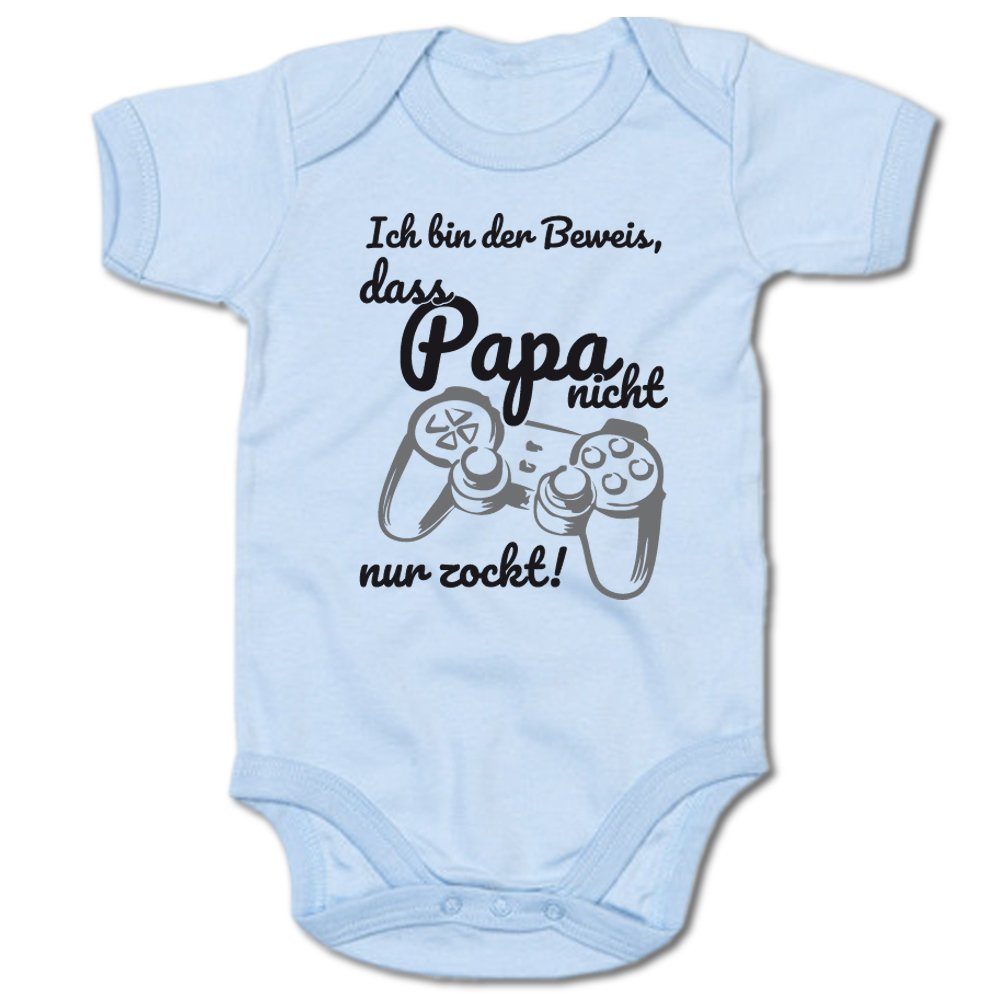 Kurzarmbody Ich bin der Beweis, dass Papa nicht nur zockt!