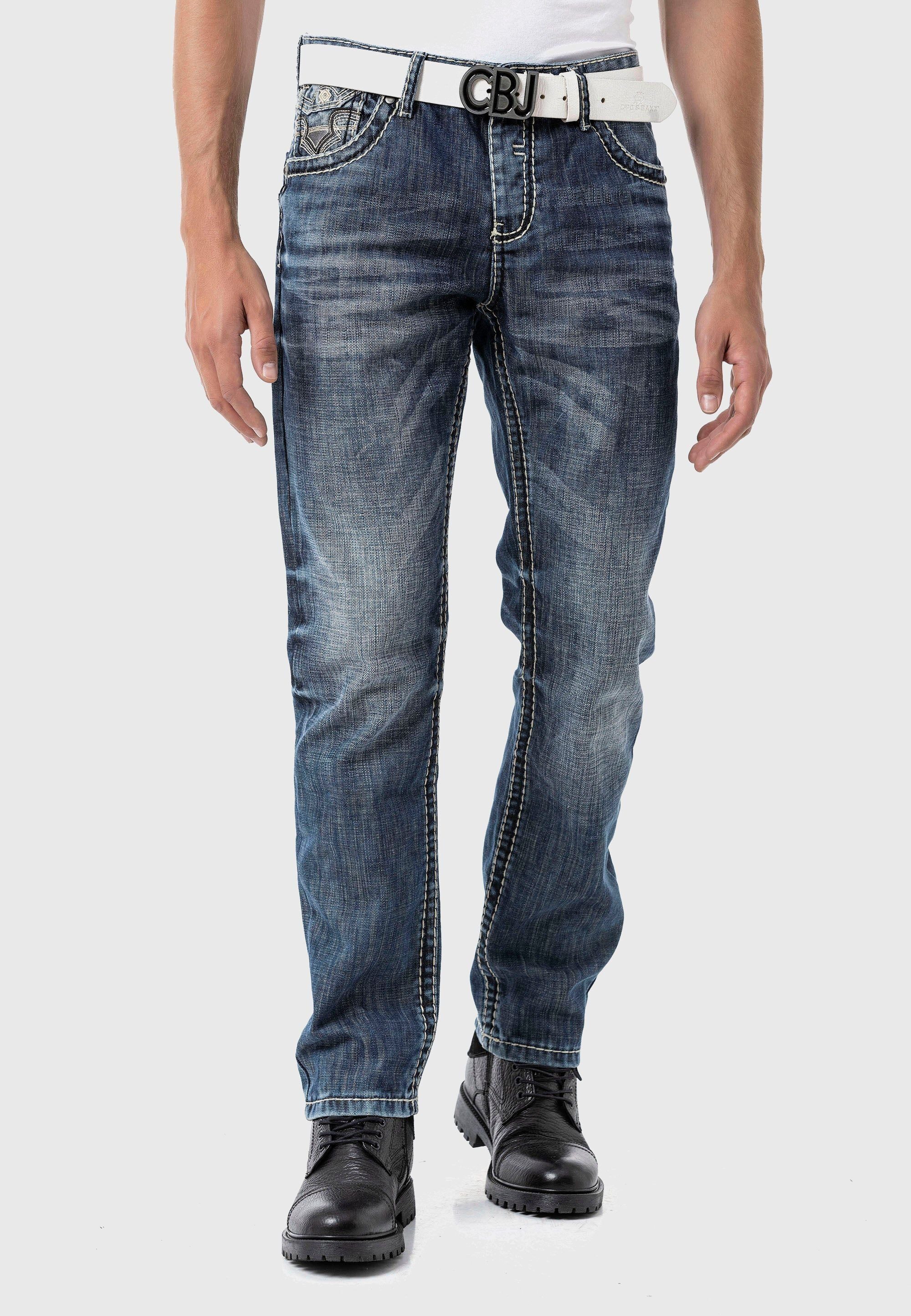 Cipo & Baxx 5-Pocket-Jeans Hose im modernen Schnitt günstig online kaufen