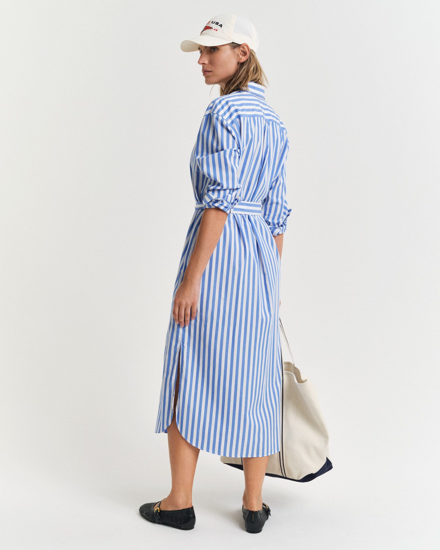 Gant Hemdblusenkleid REL STRIPED POPLIN SHIRT günstig online kaufen