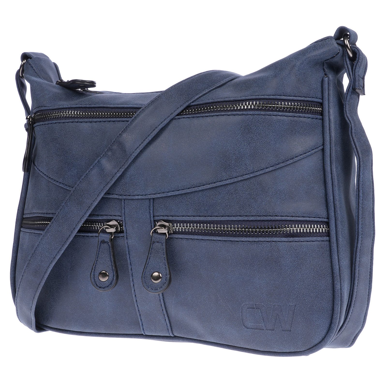 Christian Wippermann Umhängetasche Damen Tasche Schultertasche Umhängetasche Crossover (einzeln), Bag Leder Optik Handtasche