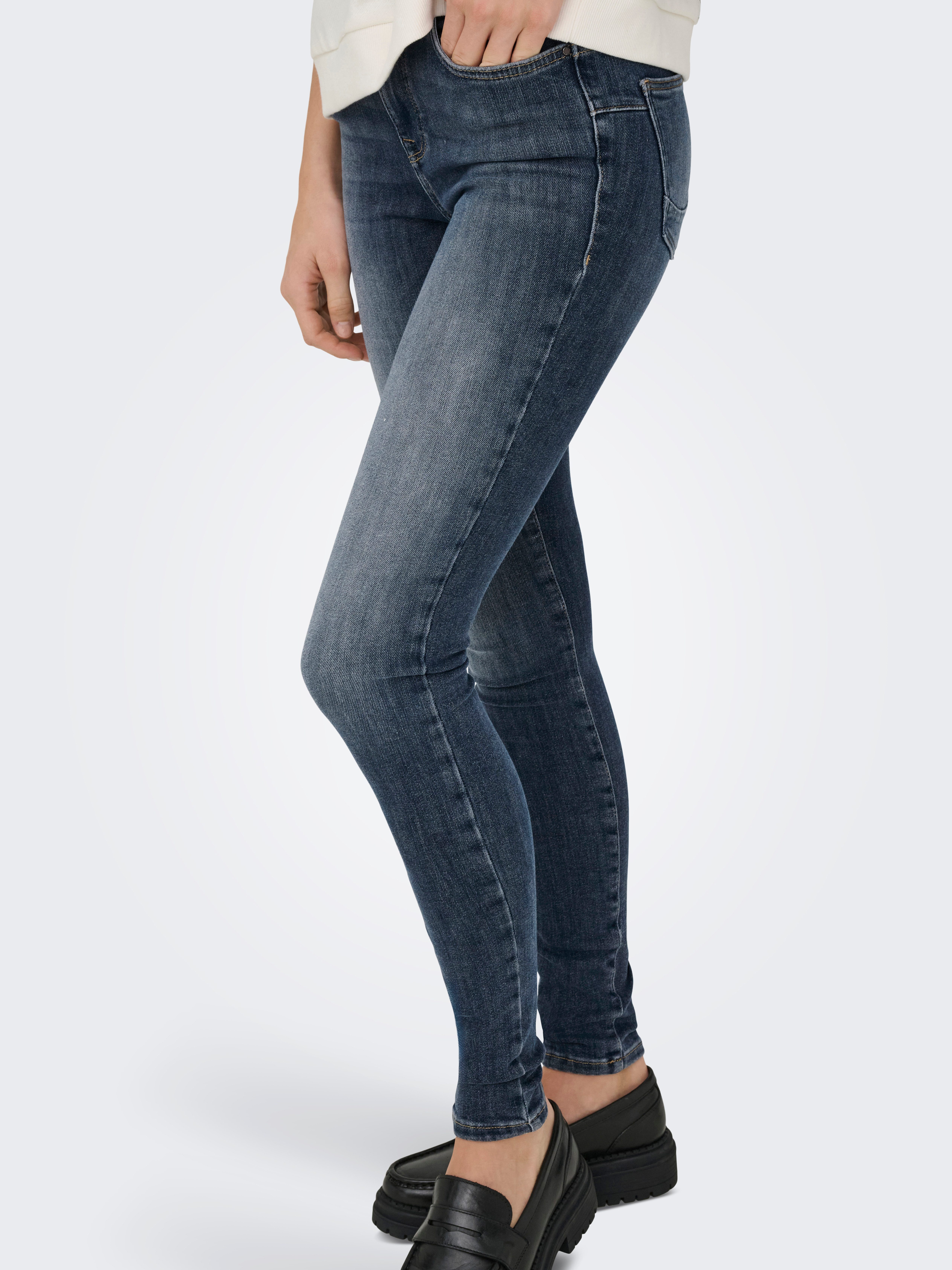 ONLY Skinny-fit-Jeans ONLPOWER MID SKIN PUSHUP DNM REA167 NOOS