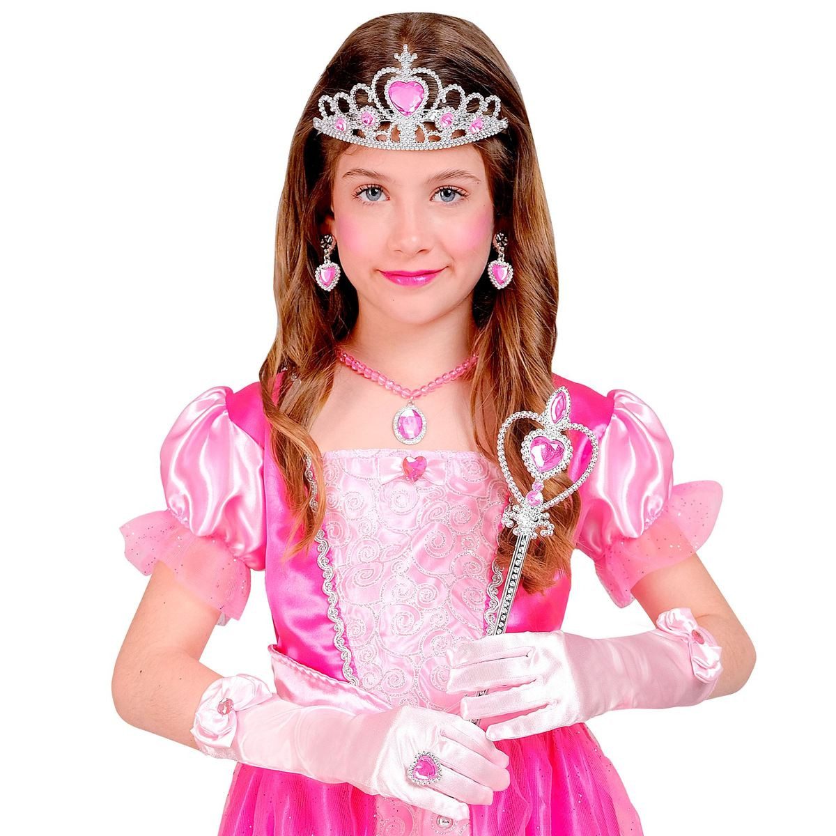 Widmann S.r.l. Kostüm WIDMANN Prinzessinen-Set rosa