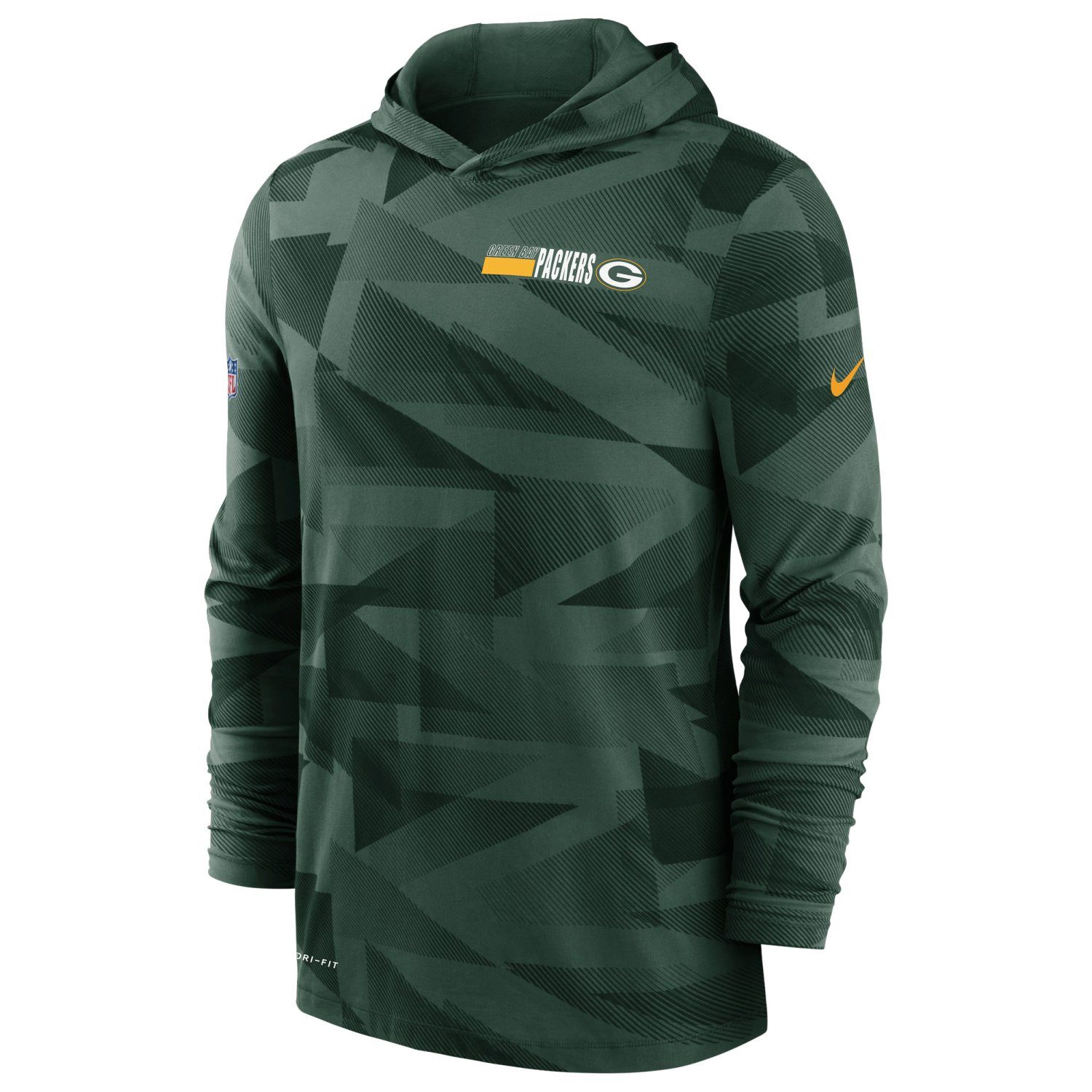 Nike Kapuzenpullover NFL DriFit Sideline Green Bay Packers