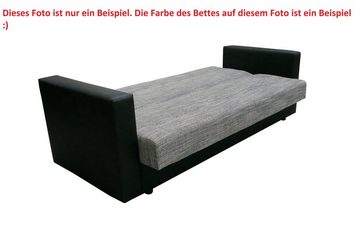 pressiode Sofa Schlafsofa, COUCH mit Schlaffunktion und Bettkasten 210cm WIND PLUS