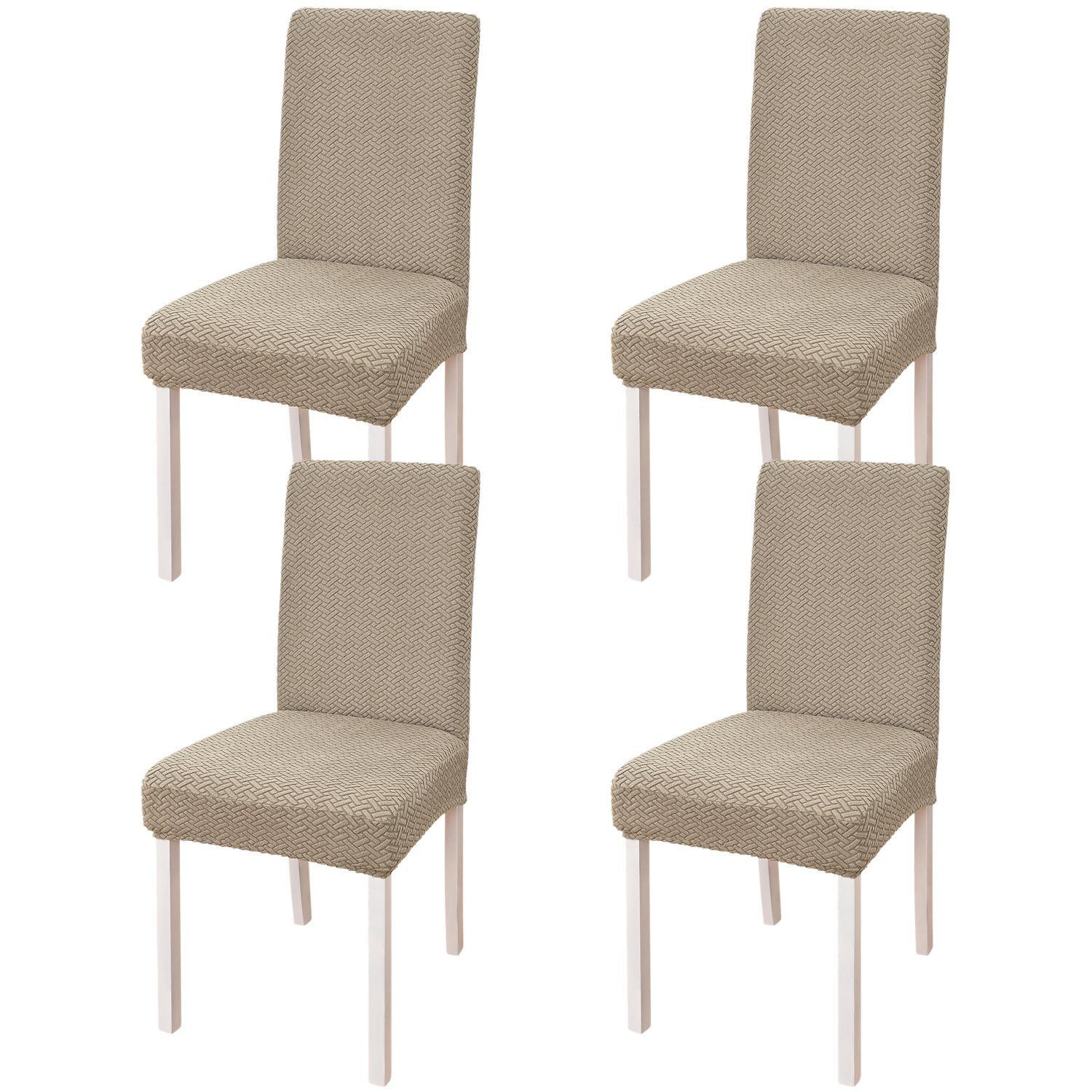 BYSURE Stuhlhusse, Esszimmer Stretch-Stuhlhussen Schonbezug, 2/4/6er günstig online kaufen
