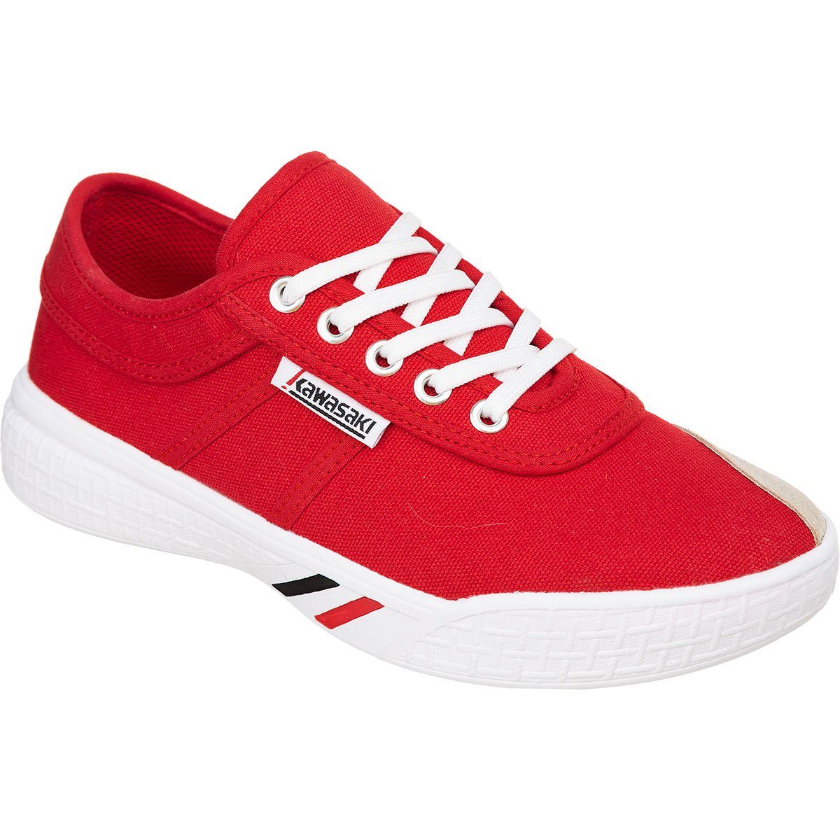 rot Leap Kawasaki Baumwoll-Anteil hohem mit Sneaker