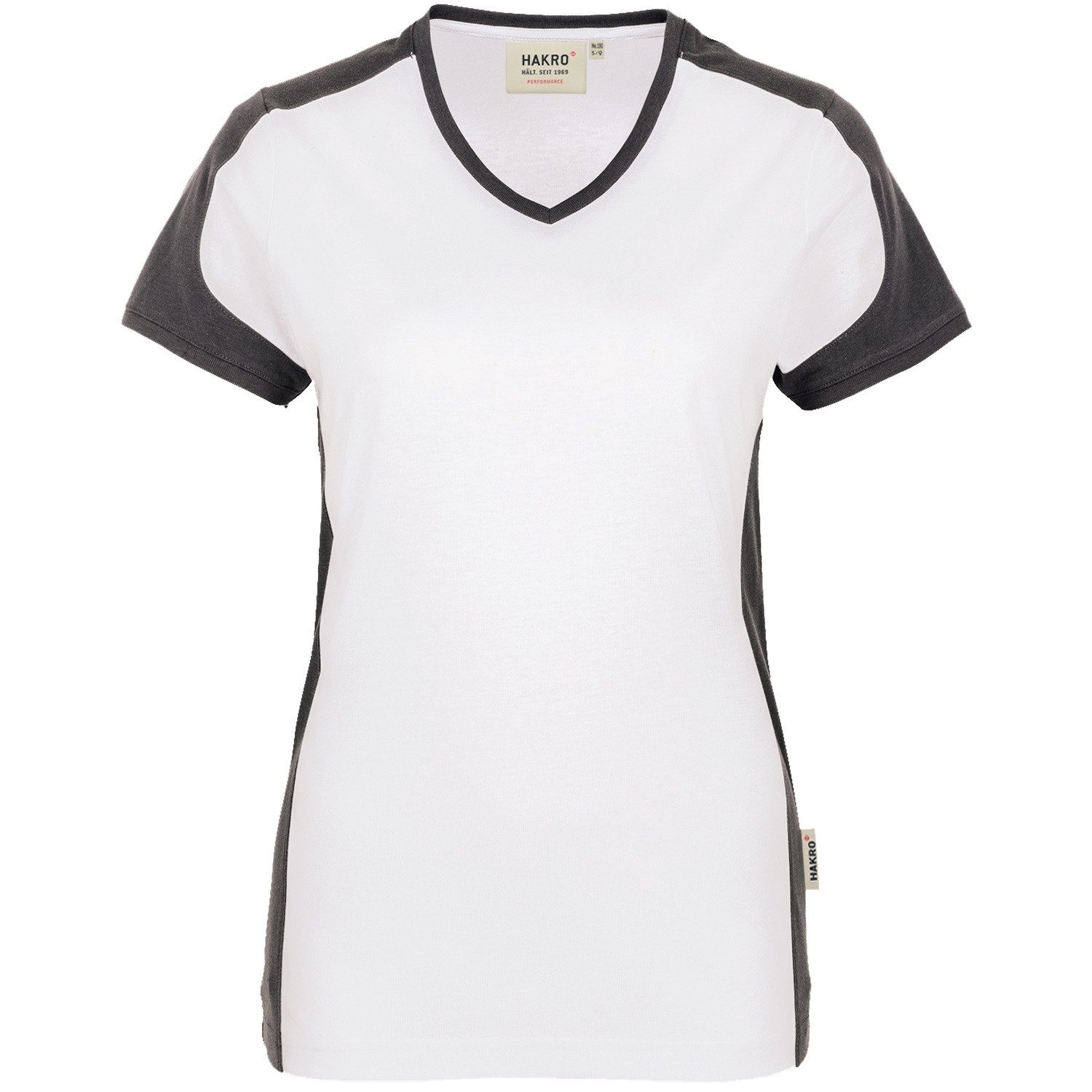 Hakro T-Shirt Damen V-Shirt "CONTRAST PERFORMANCE" 190