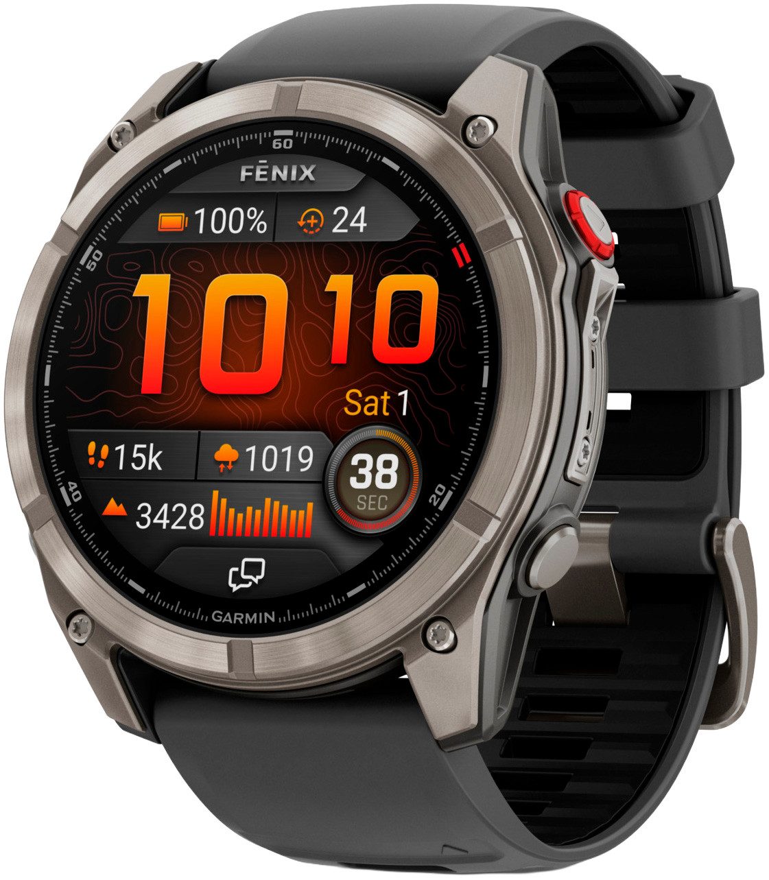 Garmin Fenix 8 Pro Smartwatch (1,4 Zoll, Garmin)