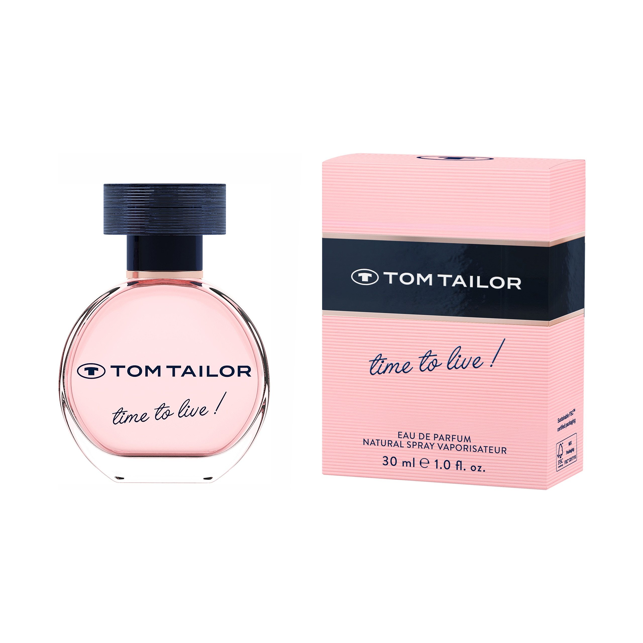 TOM TAILOR Eau de Parfum TIME TO LIVE, EdP 30 ml Woman