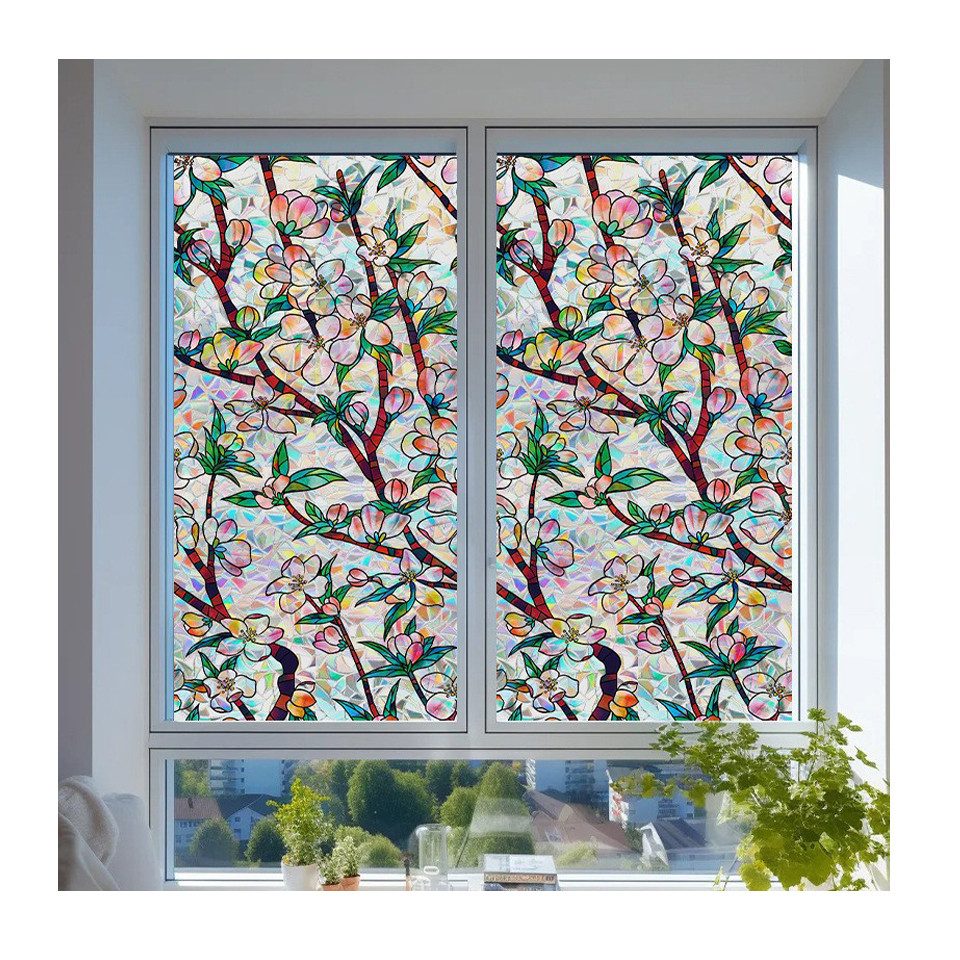 Coonoor Fensterfolie Regenbogen-Sichtschutzfolie für Fenster, dekorativer F günstig online kaufen