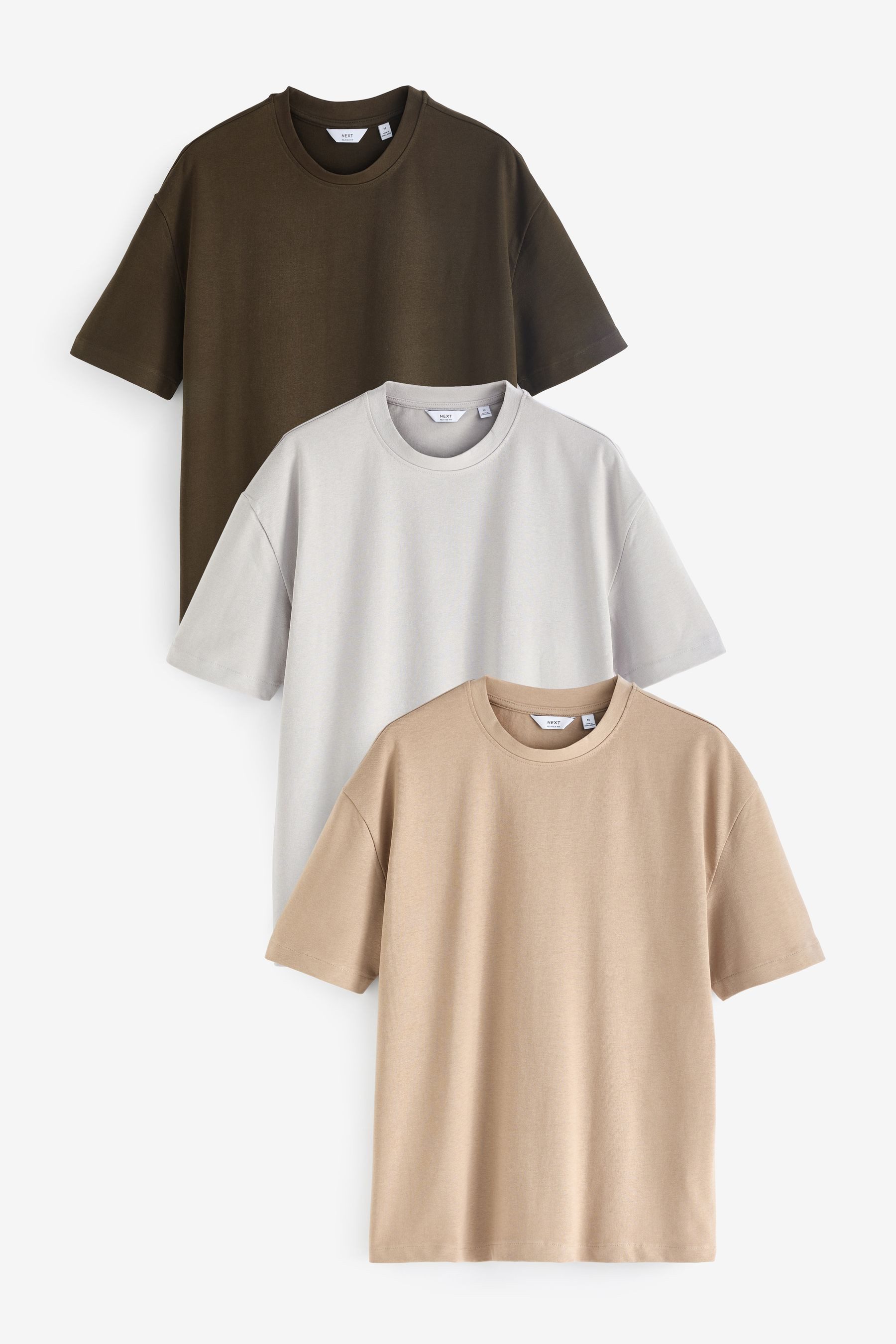 Next T-Shirt Schwere Relaxed Fit T-Shirts günstig online kaufen