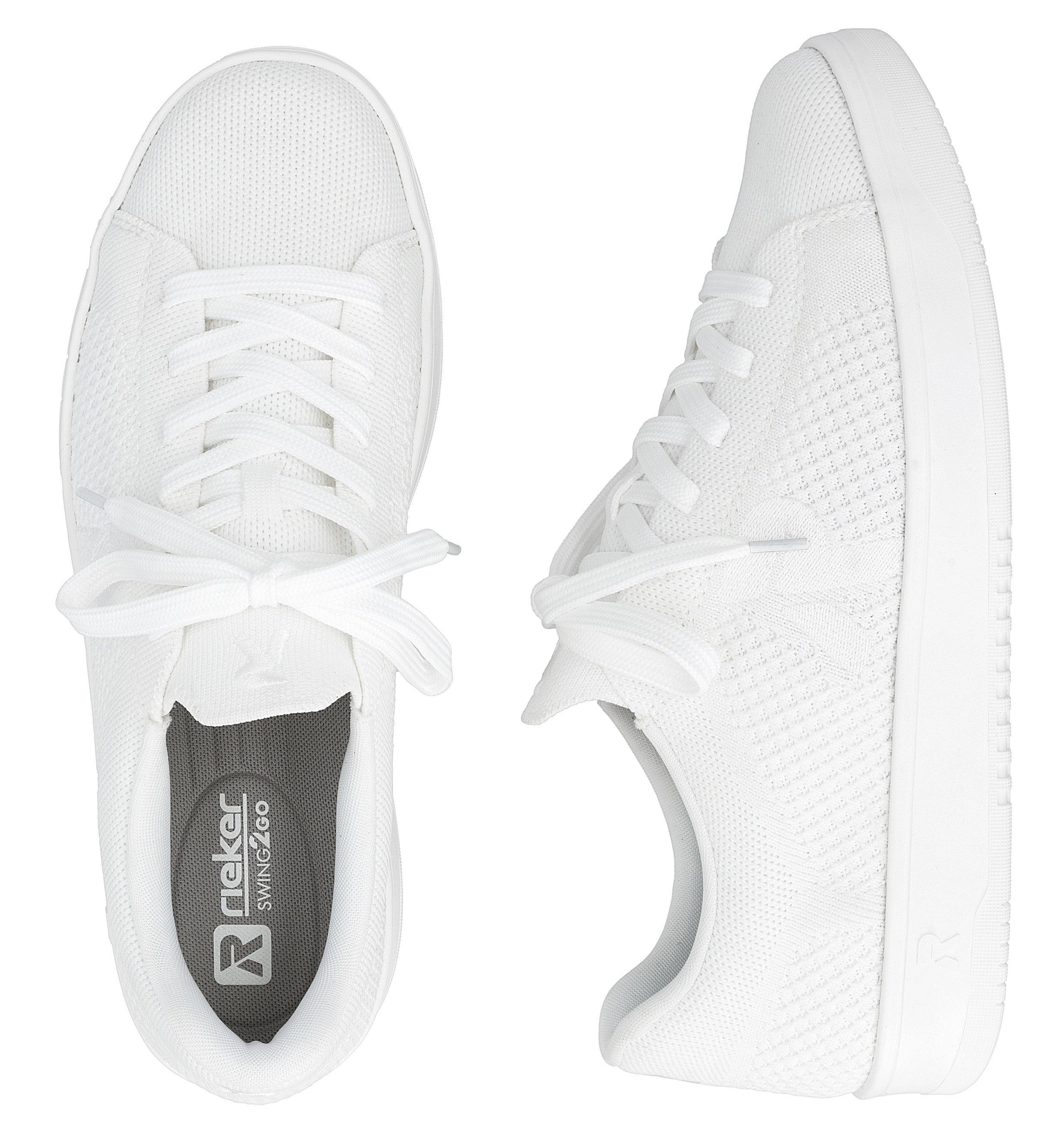 Rieker Swing2GO Slip-On Sneaker Schlupfschuh, Freizeitsneaker mit aufgesetzter Schnürung – Bild 3 von 5