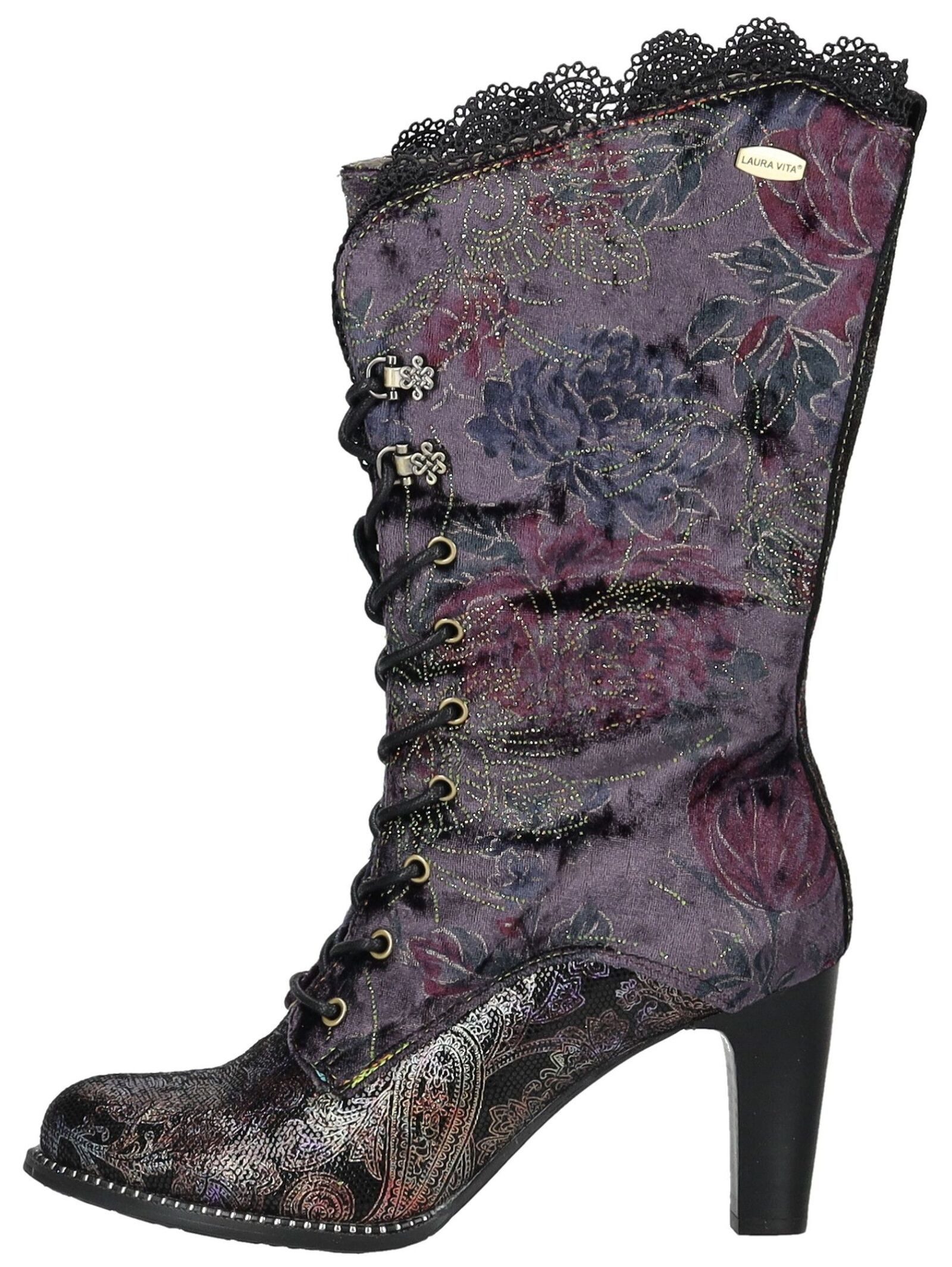 LAURA VITA LAURA VITA Stiefel Leder/Textil High-Heel-Stiefel günstig online kaufen