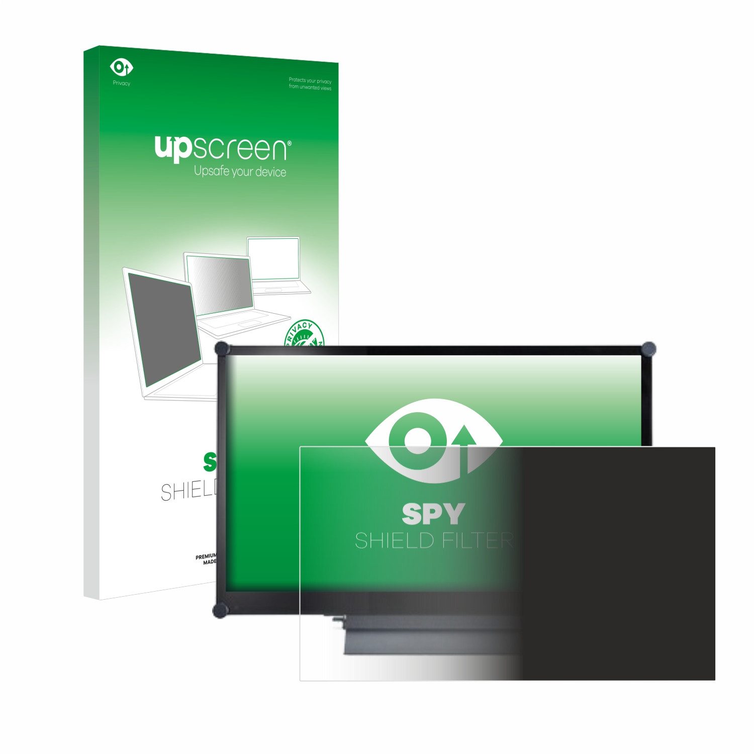 upscreen Blickschutzfilter für AG Neovo RX-24G, Displayschutzfolie, Blickschutz Blaulichtfilter Sichtschutz Privacy Filter