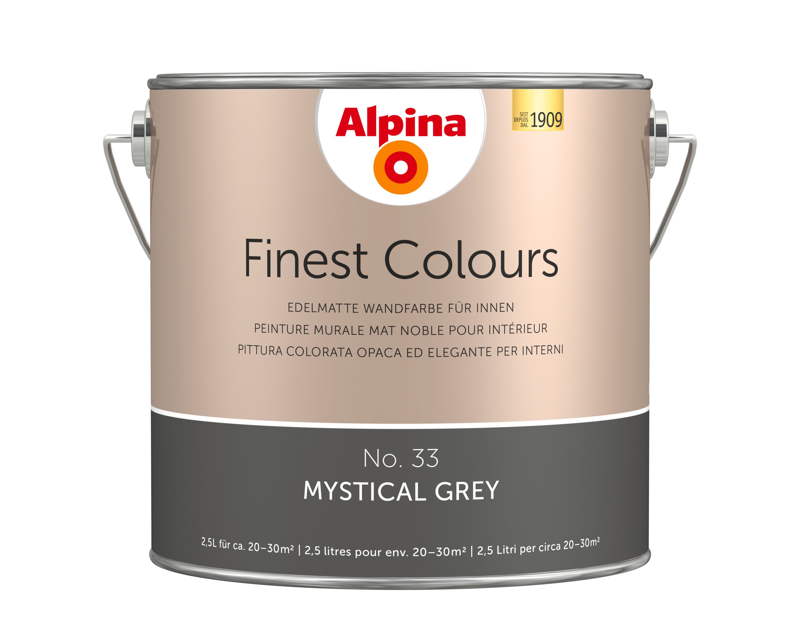 Alpina Wandfarbe Alpina Finest Colours edelmatt 2,5 Liter